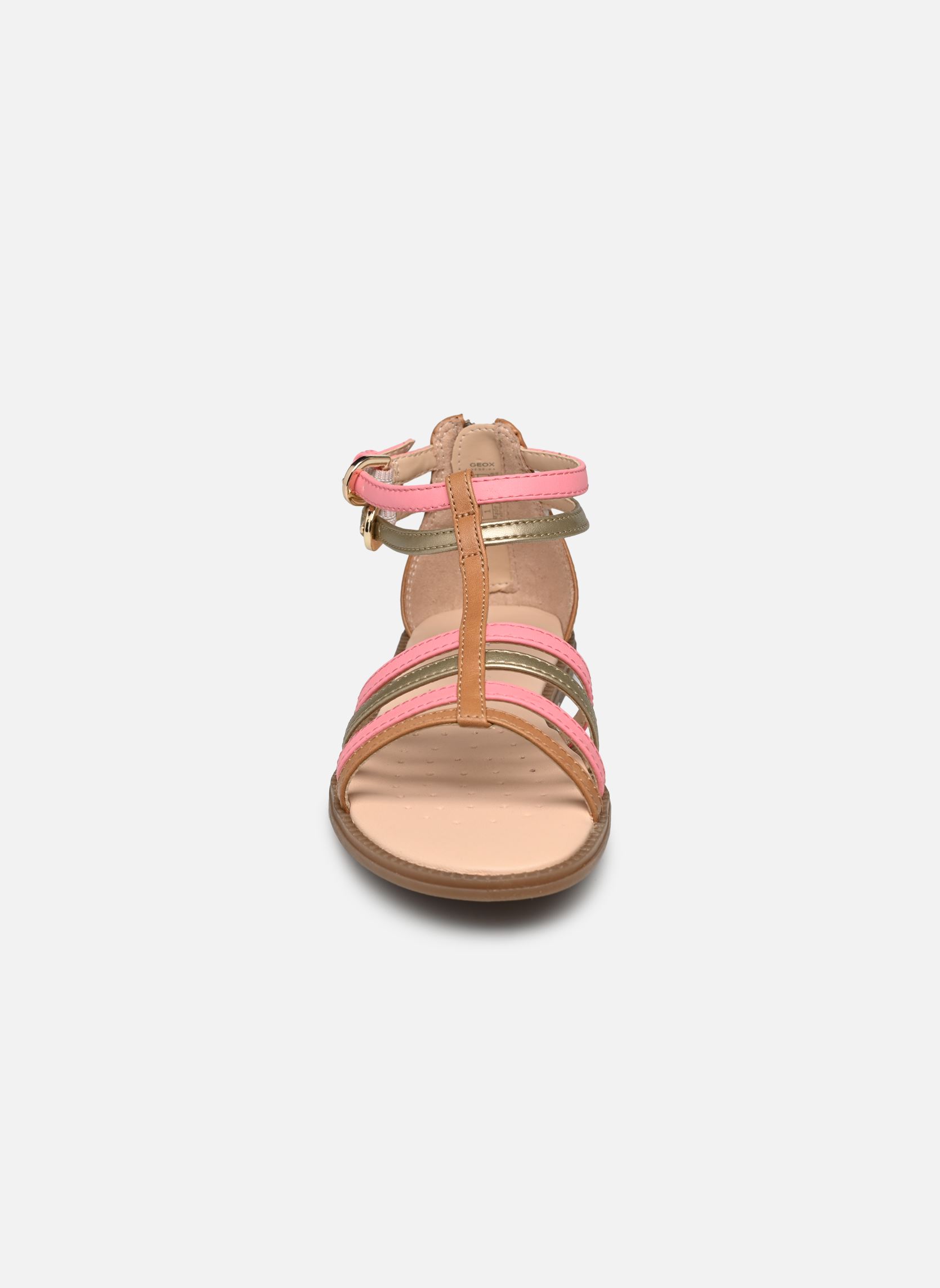 Sandalen J Sandal Karly Girl J7235D mädchen braun Geox Sandalen J Sandal Karly Girl J7235D mädchen braun Biscuit/Lt Coral