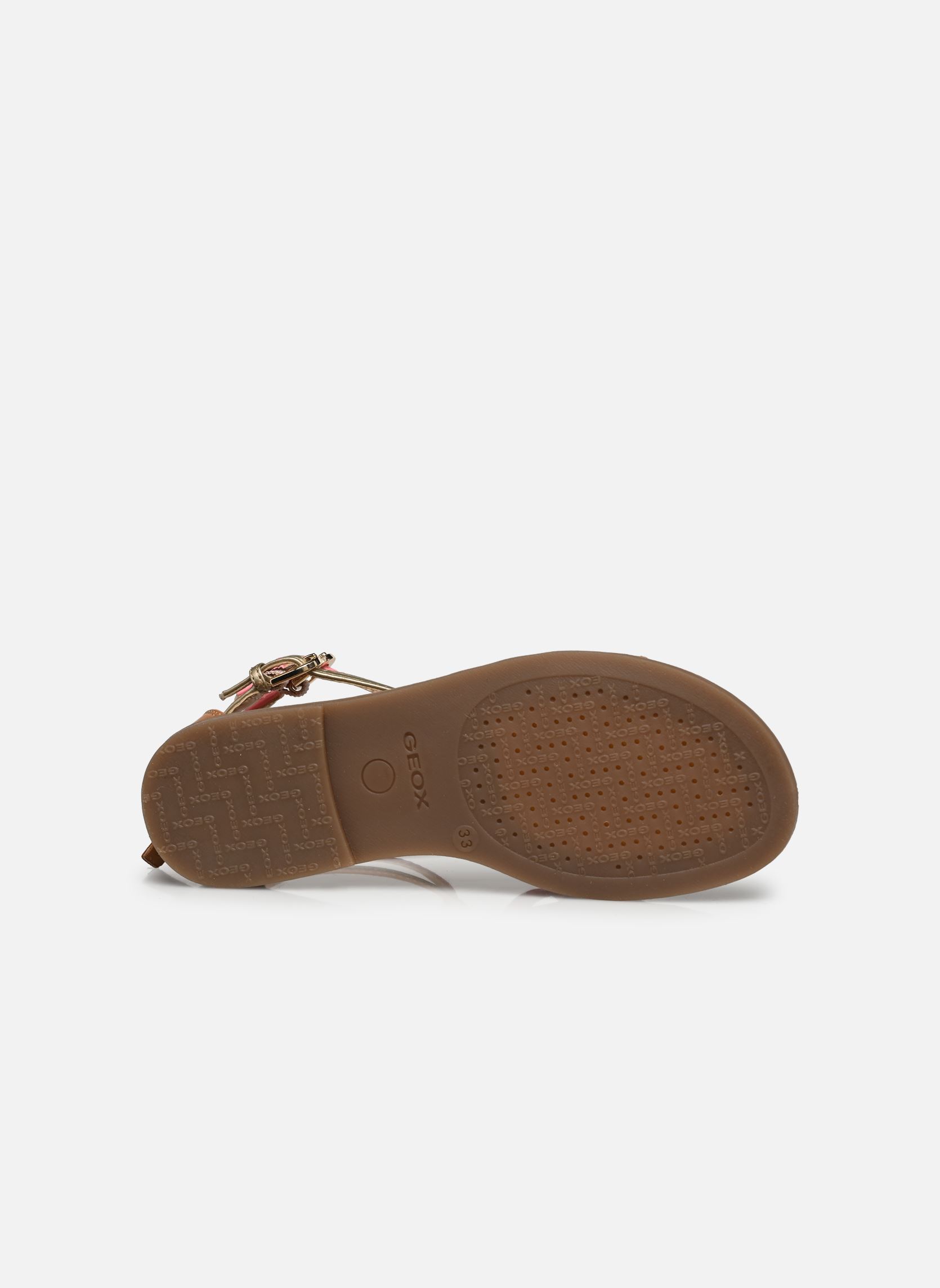 Sandalen J Sandal Karly Girl J7235D mädchen braun Geox Sandalen J Sandal Karly Girl J7235D mädchen braun Biscuit/Lt Coral
