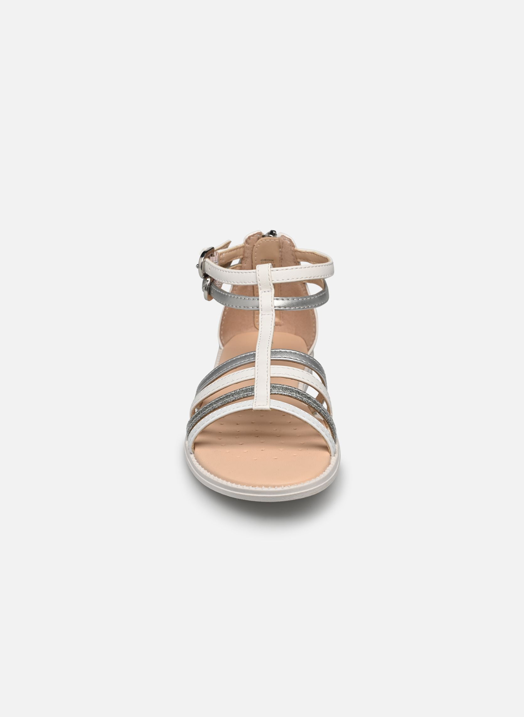 Sandalen J Sandal Karly Girl J7235D mädchen weiß Geox Sandalen J Sandal Karly Girl J7235D mädchen weiß White/Lt Silver