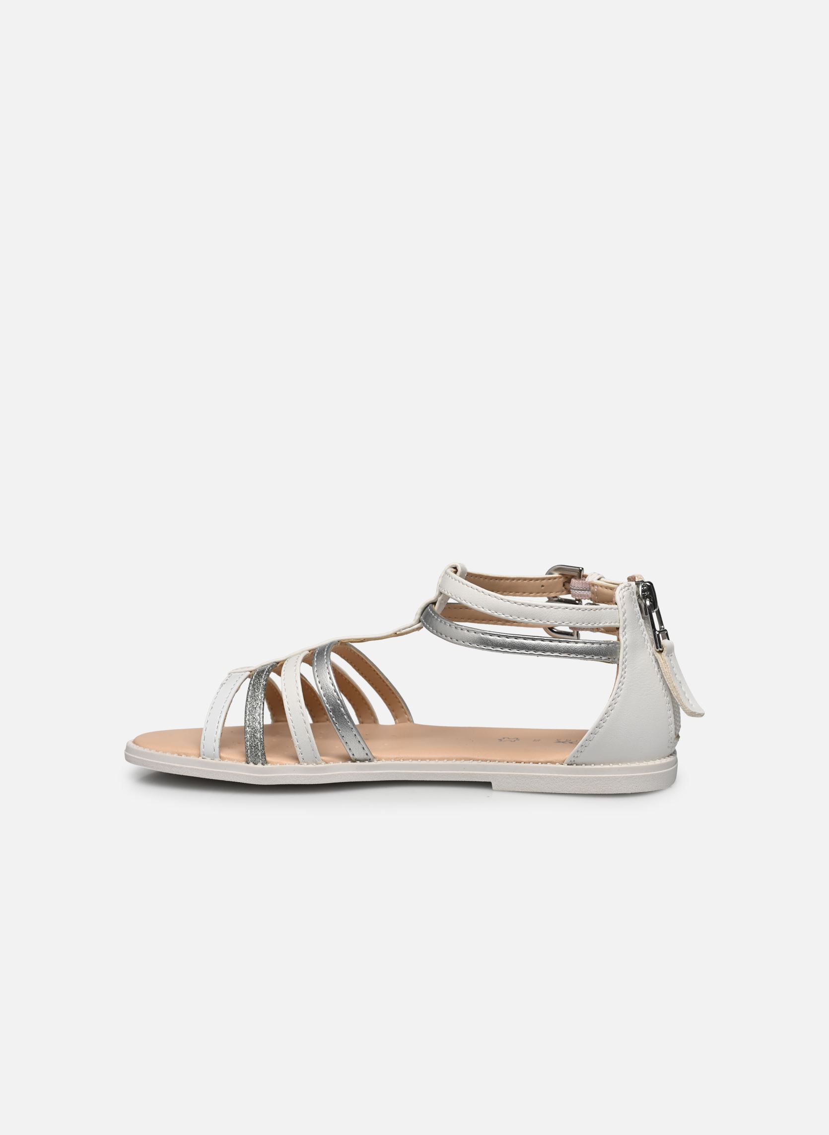 Sandalen J Sandal Karly Girl J7235D mädchen weiß Geox Sandalen J Sandal Karly Girl J7235D mädchen weiß White/Lt Silver