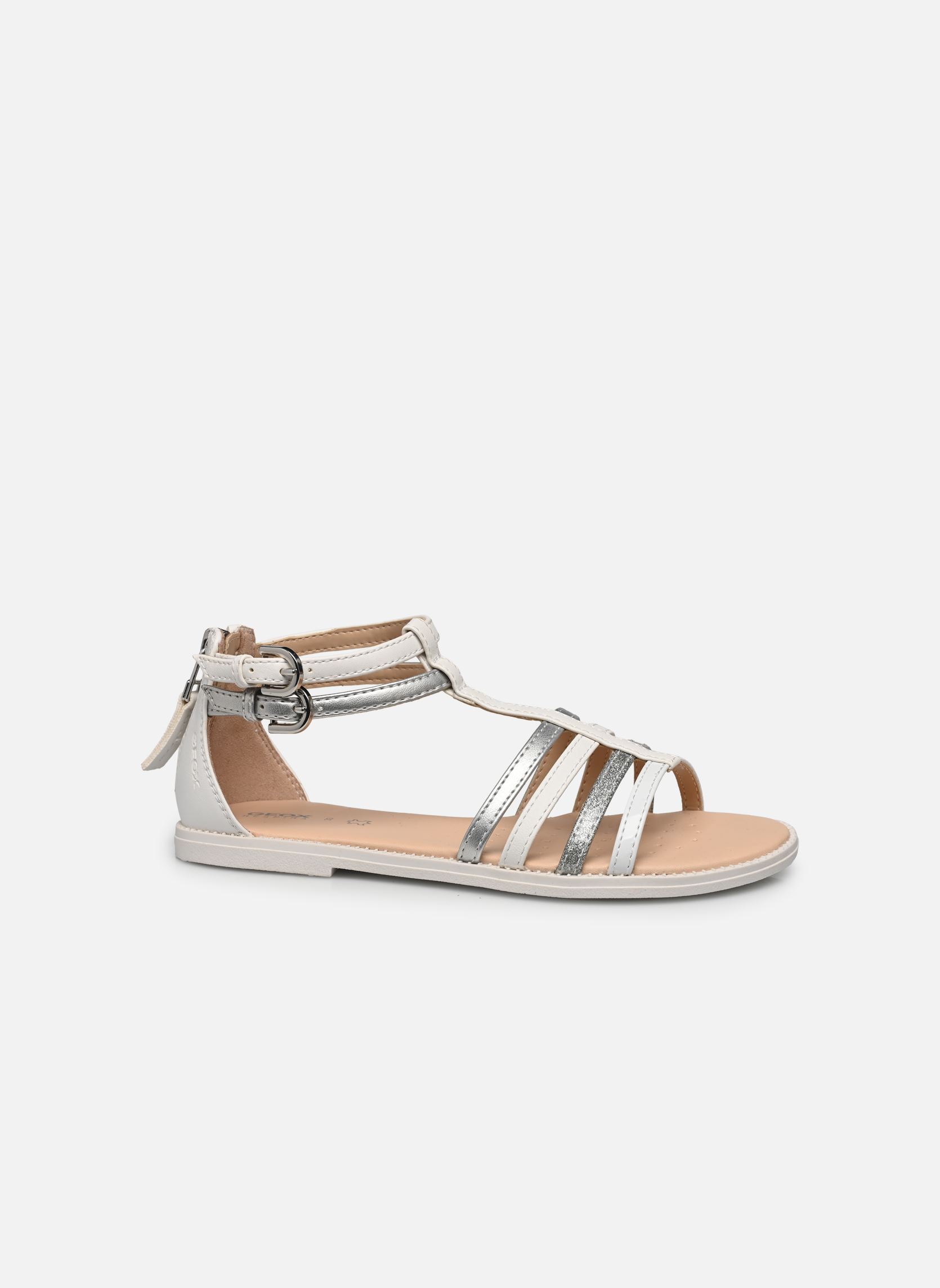 Sandalen J Sandal Karly Girl J7235D mädchen weiß Geox Sandalen J Sandal Karly Girl J7235D mädchen weiß White/Lt Silver