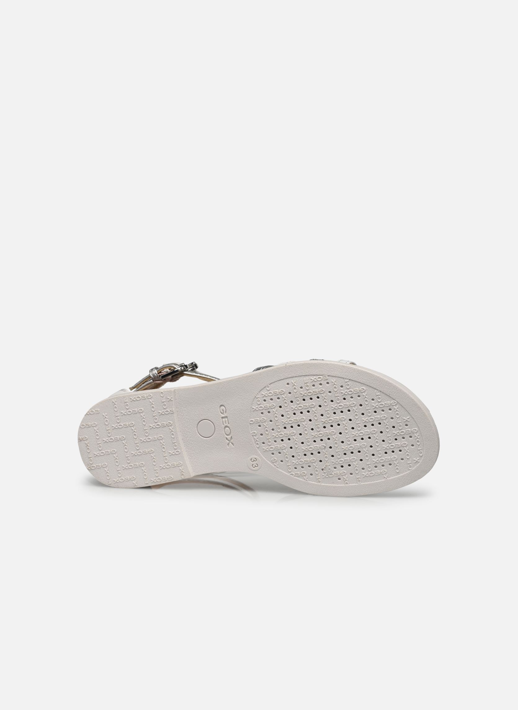 Sandalen J Sandal Karly Girl J7235D mädchen weiß Geox Sandalen J Sandal Karly Girl J7235D mädchen weiß White/Lt Silver