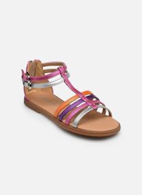 Sandali J Sandal Karly Girl J7235D bambina oro e bronzo