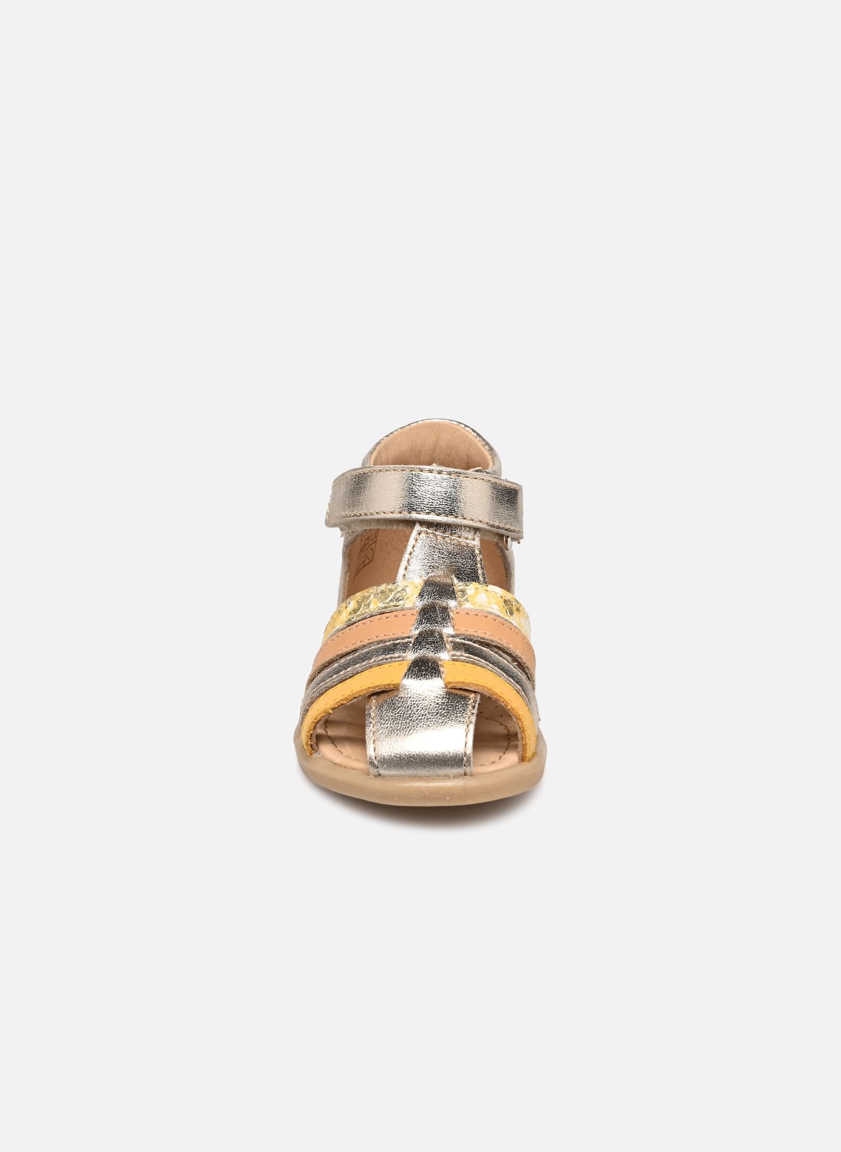 Sandales Teriyaki fille or et bronze Babybotte Sandales Teriyaki fille or et bronze PLATINE