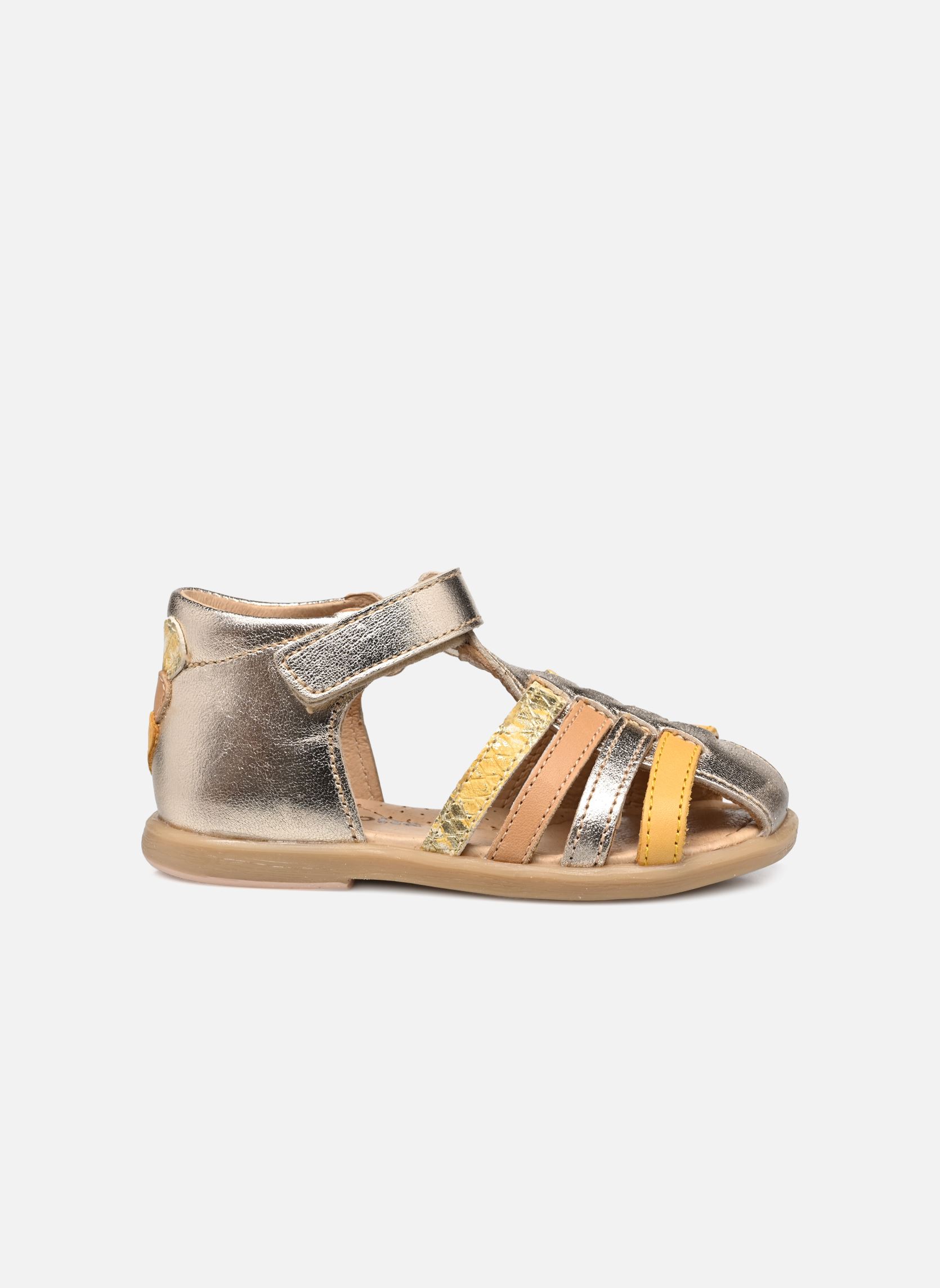 Sandales Teriyaki fille or et bronze Babybotte Sandales Teriyaki fille or et bronze PLATINE