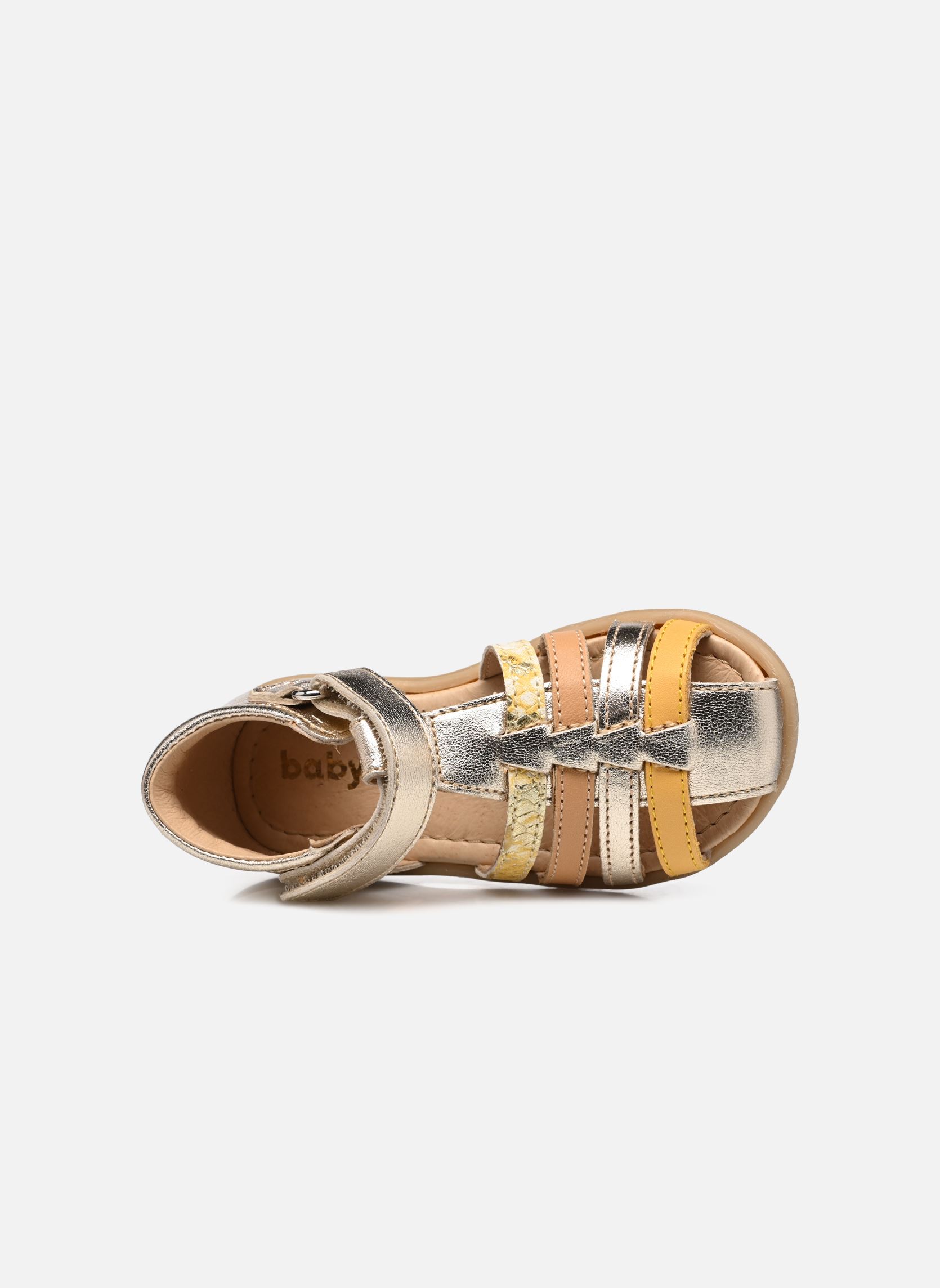 Sandales Teriyaki fille or et bronze Babybotte Sandales Teriyaki fille or et bronze PLATINE
