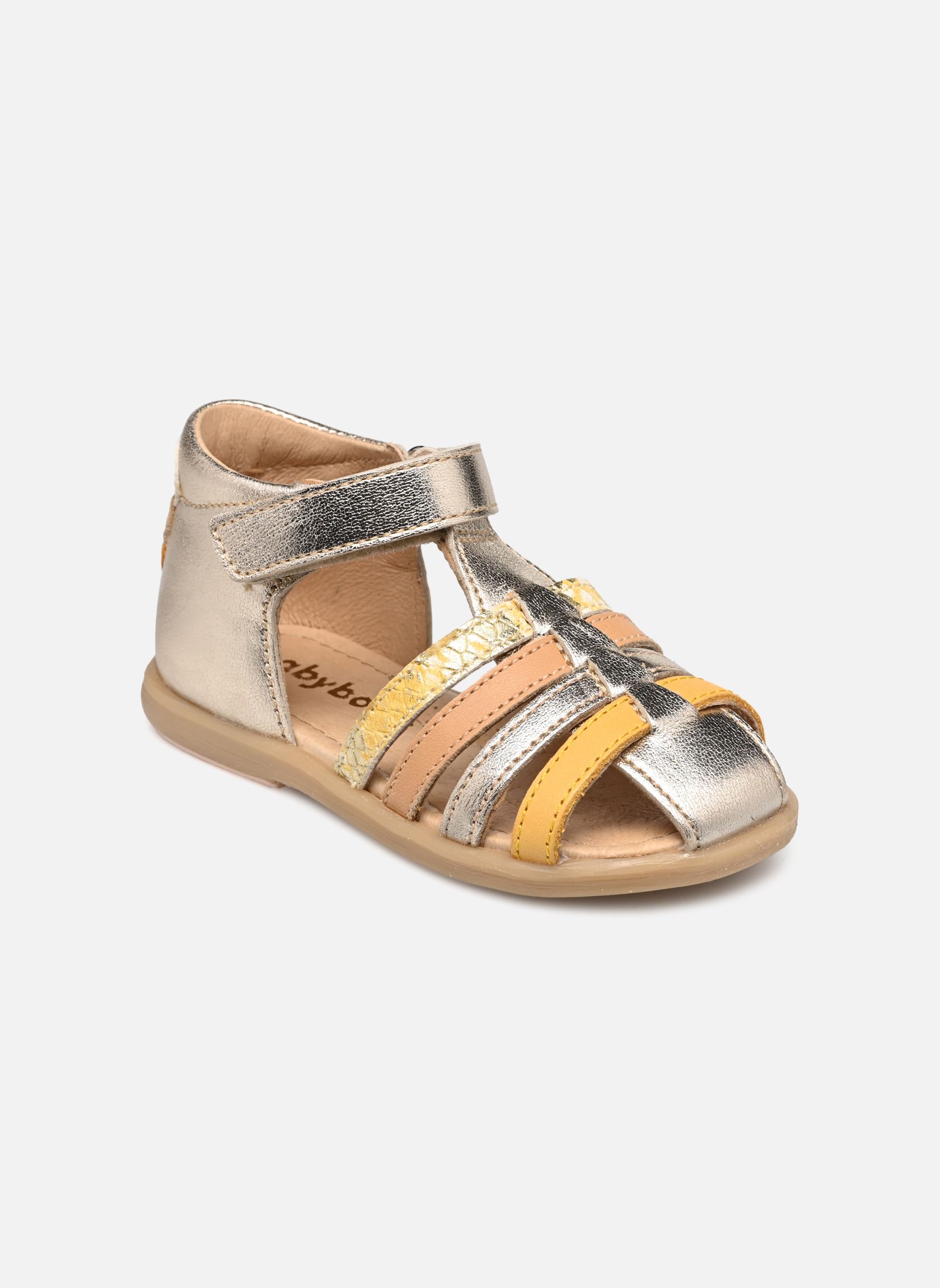 Sandales Teriyaki fille or et bronze Babybotte Sandales Teriyaki fille or et bronze PLATINE