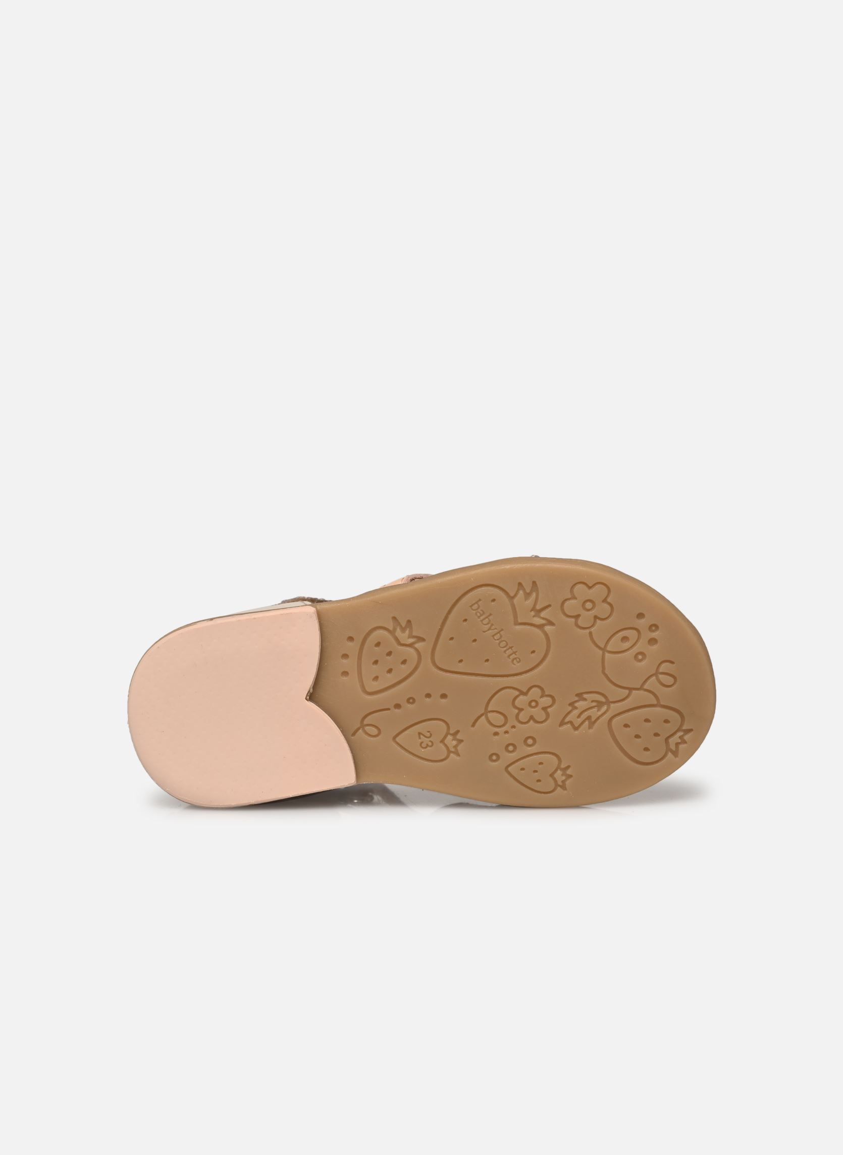 Sandales Teriyaki fille blanc Babybotte Sandales Teriyaki fille blanc IVOIRE
