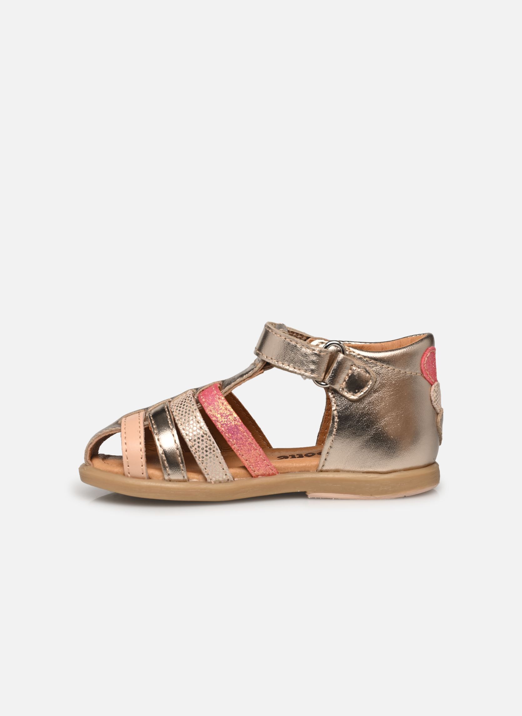 Sandales Teriyaki fille or et bronze Babybotte Sandales Teriyaki fille or et bronze PLATINE 2