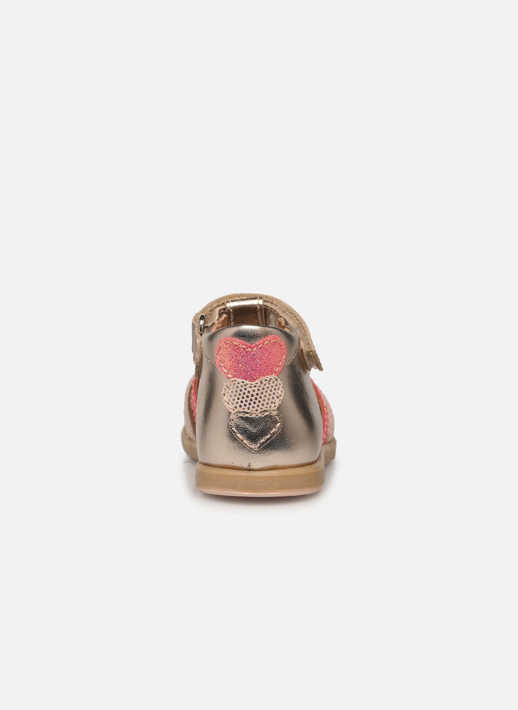Sandales Teriyaki fille or et bronze Babybotte Sandales Teriyaki fille or et bronze PLATINE 2