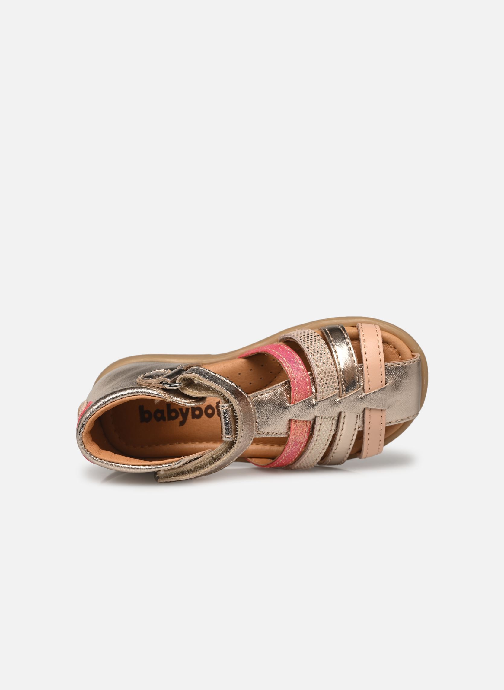 Sandales Teriyaki fille or et bronze Babybotte Sandales Teriyaki fille or et bronze PLATINE 2