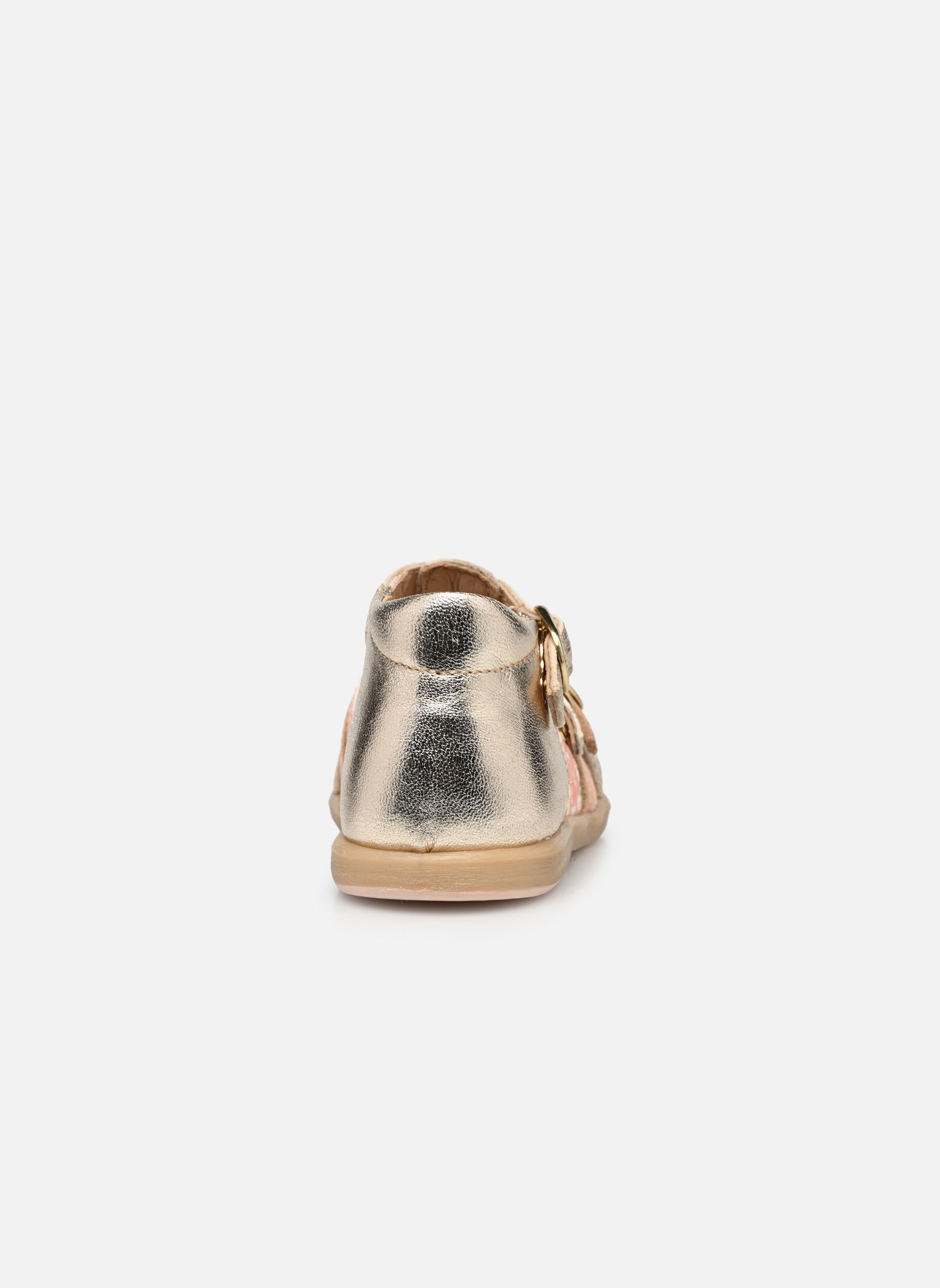 Sandales Twix fille or et bronze Babybotte Sandales Twix fille or et bronze ROSE PLATINE