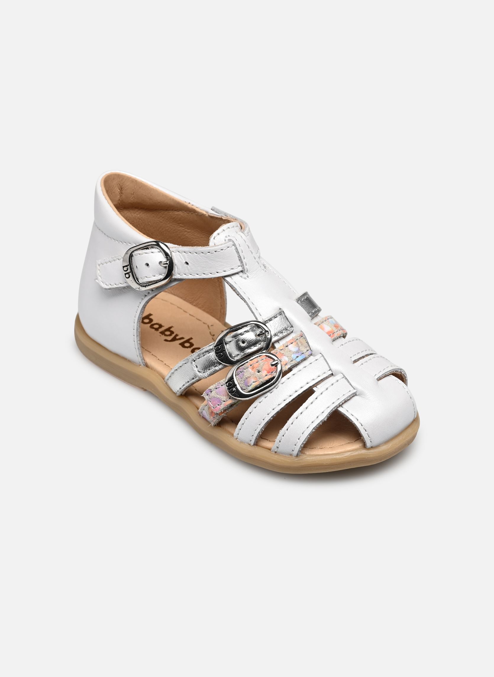 Sandales Twix fille blanc Babybotte Sandales Twix fille blanc BLANCA