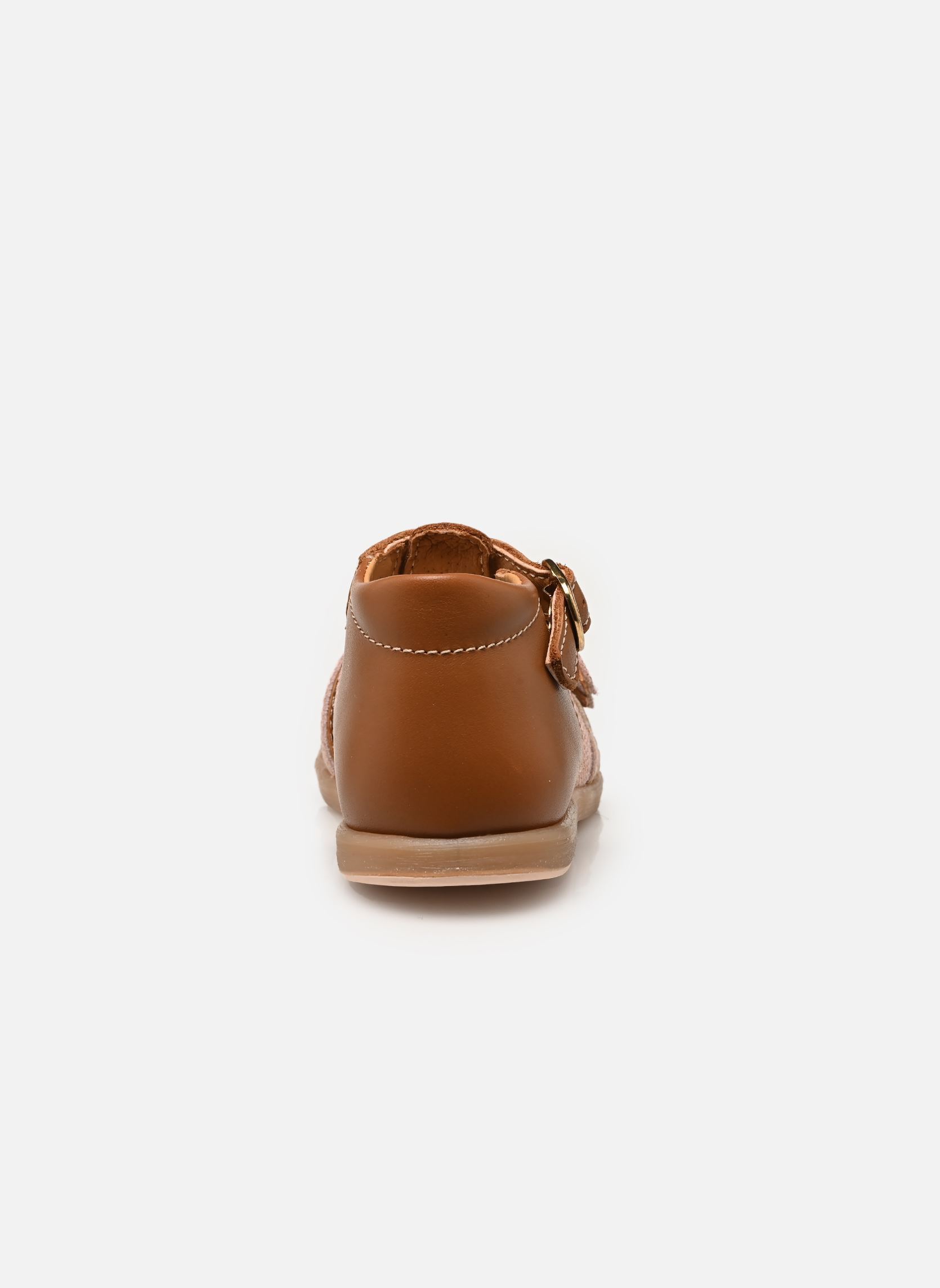 Sandales Twix fille marron Babybotte Sandales Twix fille marron COGNAC