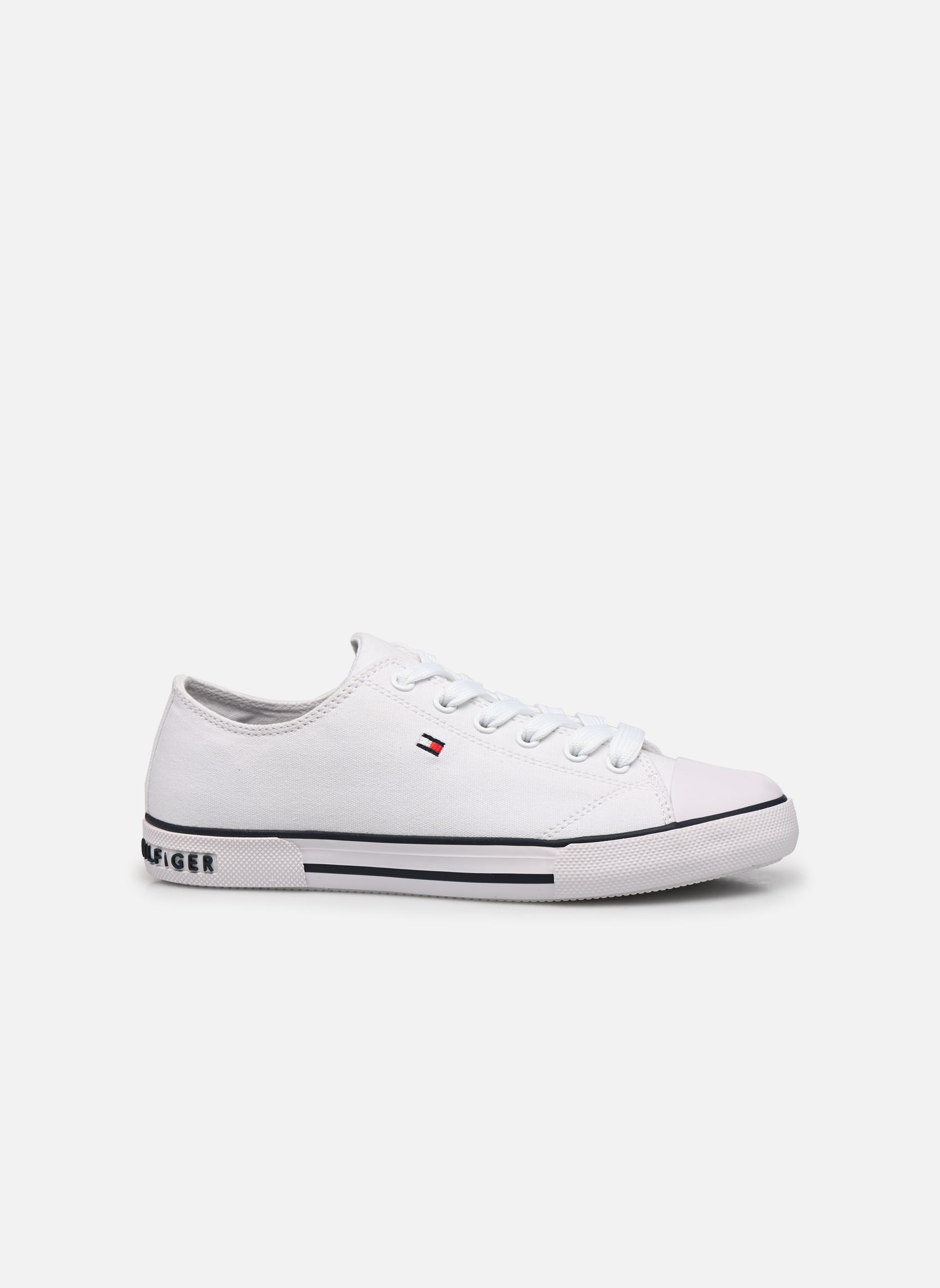 Baskets basses Low Cut Lace-Up Sneaker blanc Tommy Hilfiger Baskets basses Low Cut Lace-Up Sneaker blanc White