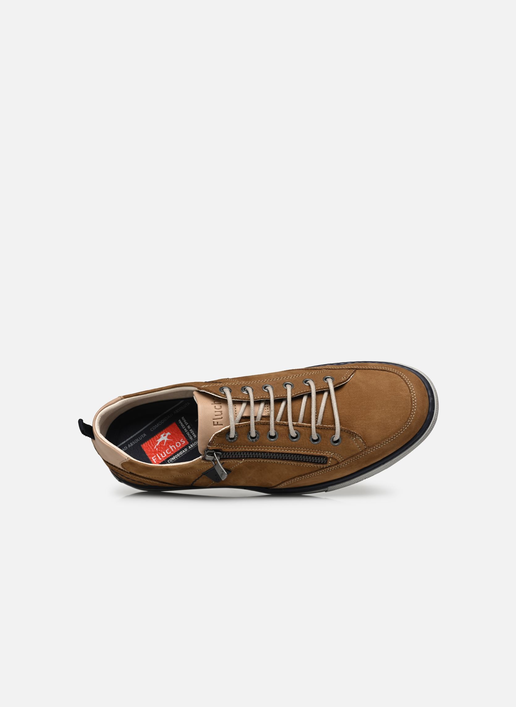 Niedrige Sneaker Quebec 9376 herren braun Fluchos Niedrige Sneaker Quebec 9376 herren braun CRETA VACHETA VISON TOPO MARIN