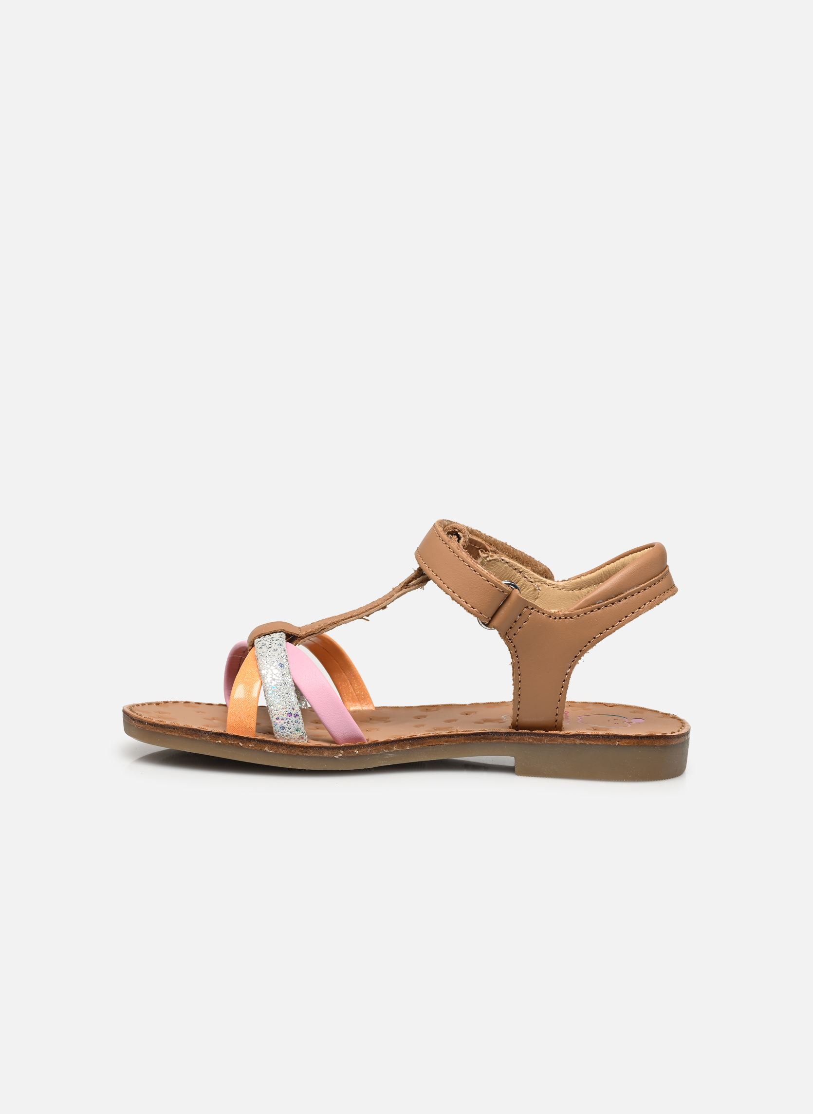 Sandalen Happy Salome mädchen mehrfarbig Shoo Pom Sandalen Happy Salome mädchen mehrfarbig LIGHT CAMEL
