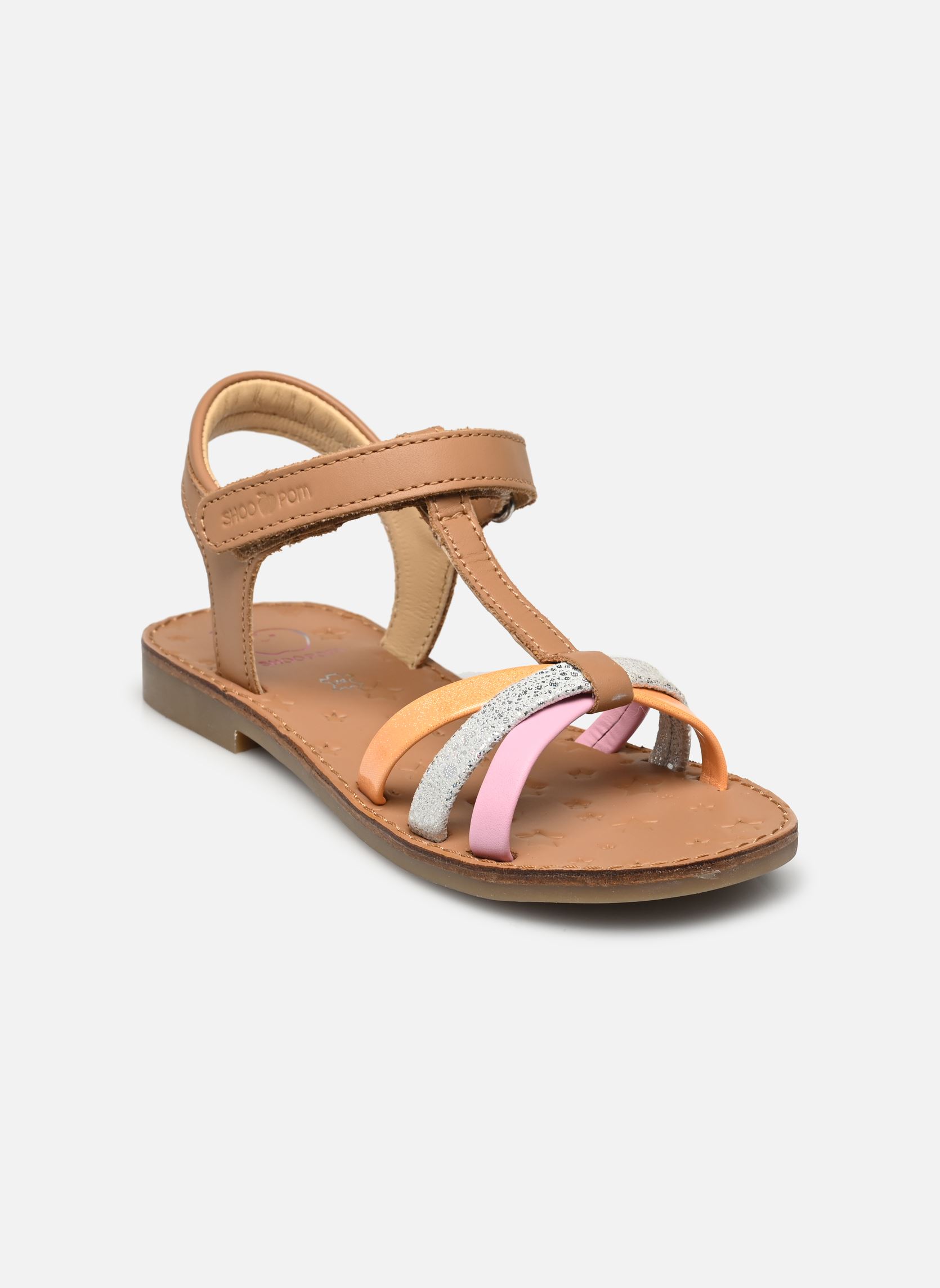 Sandalen Happy Salome mädchen mehrfarbig Shoo Pom Sandalen Happy Salome mädchen mehrfarbig LIGHT CAMEL