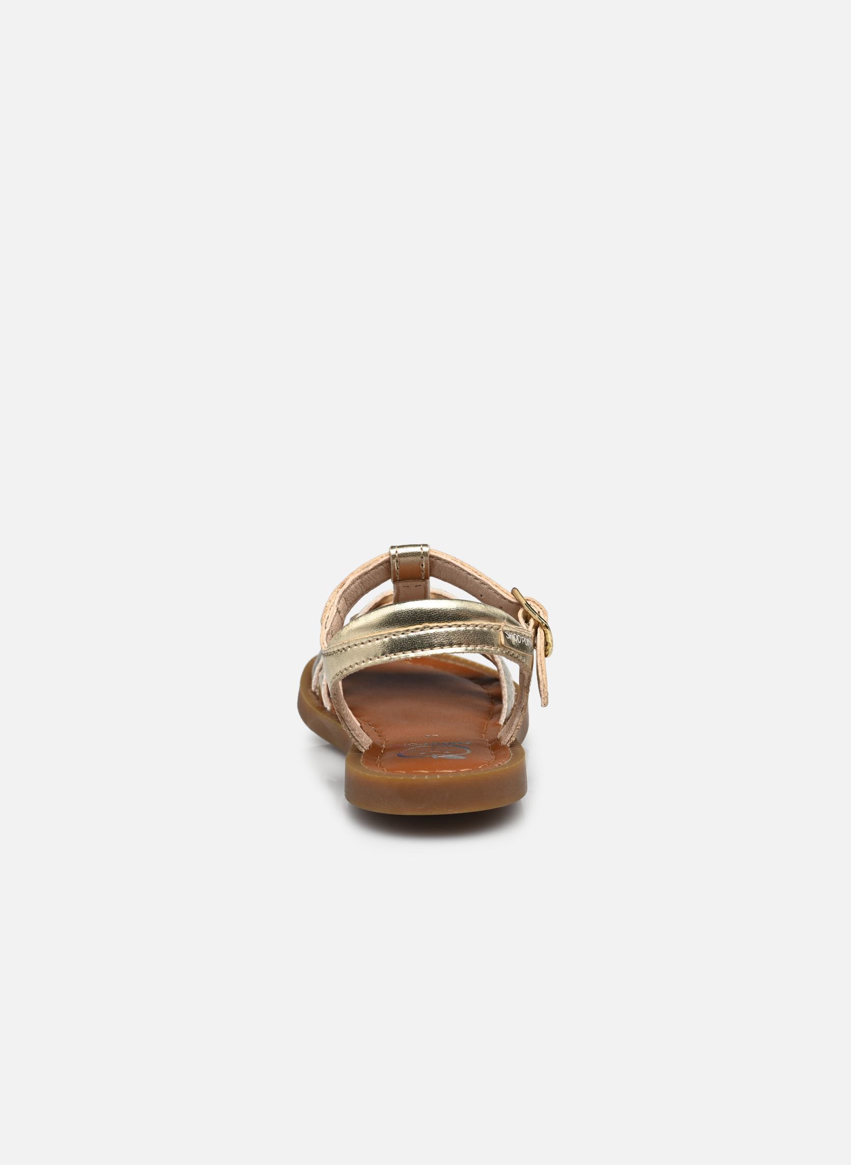 Sandales Solar Buckle fille or et bronze Shoo Pom Sandales Solar Buckle fille or et bronze PLATINE 2
