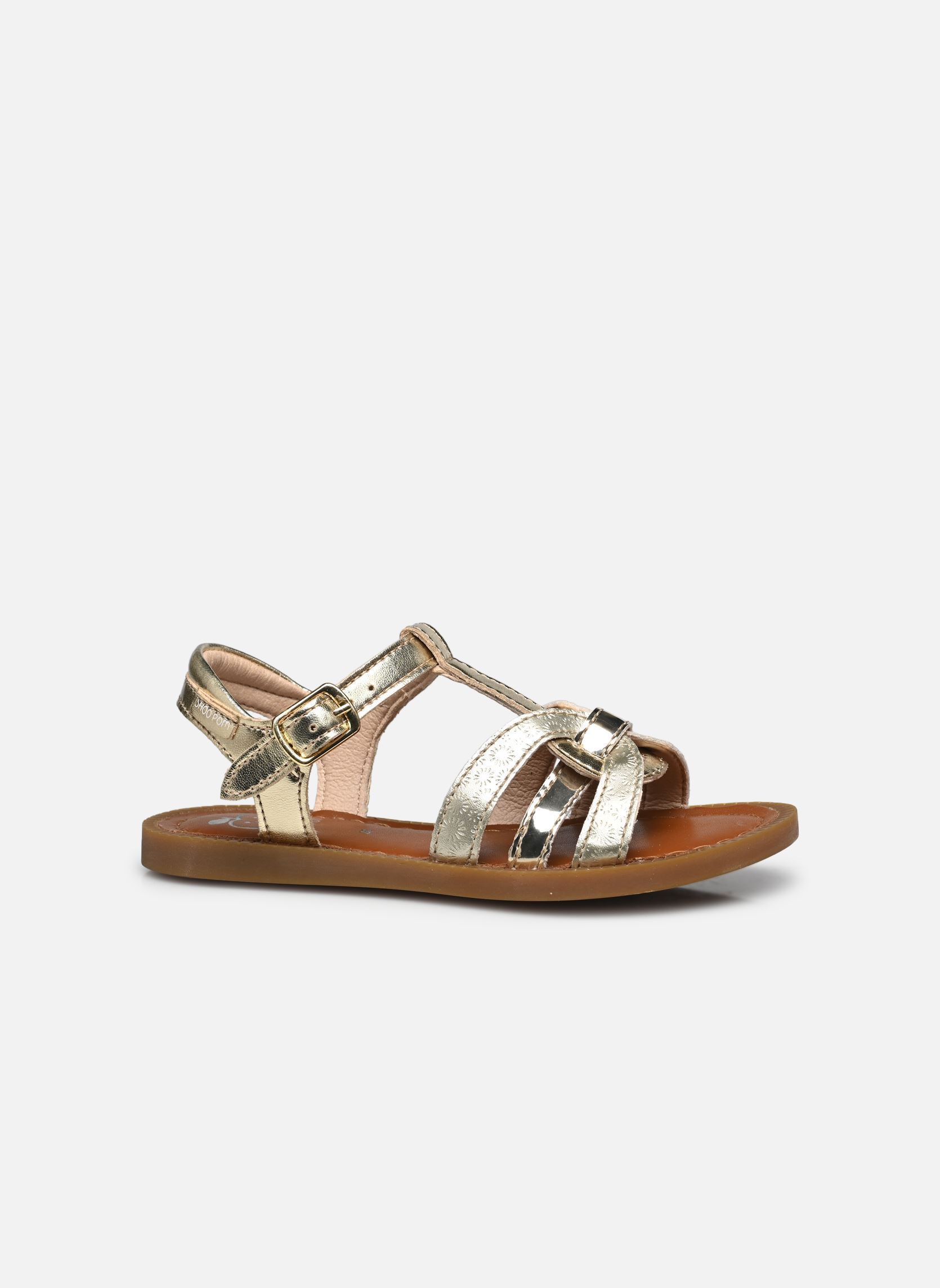 Sandales Solar Buckle fille or et bronze Shoo Pom Sandales Solar Buckle fille or et bronze PLATINE 2