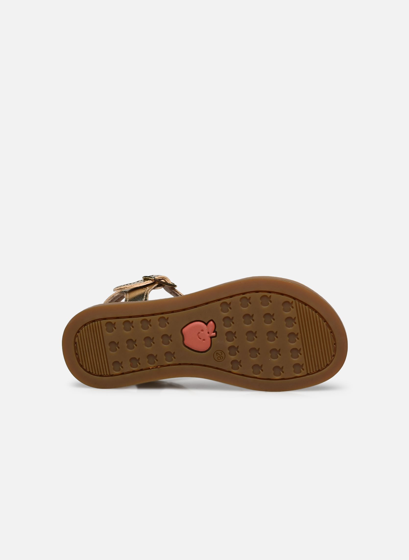 Sandales Solar Buckle fille or et bronze Shoo Pom Sandales Solar Buckle fille or et bronze PLATINE 2