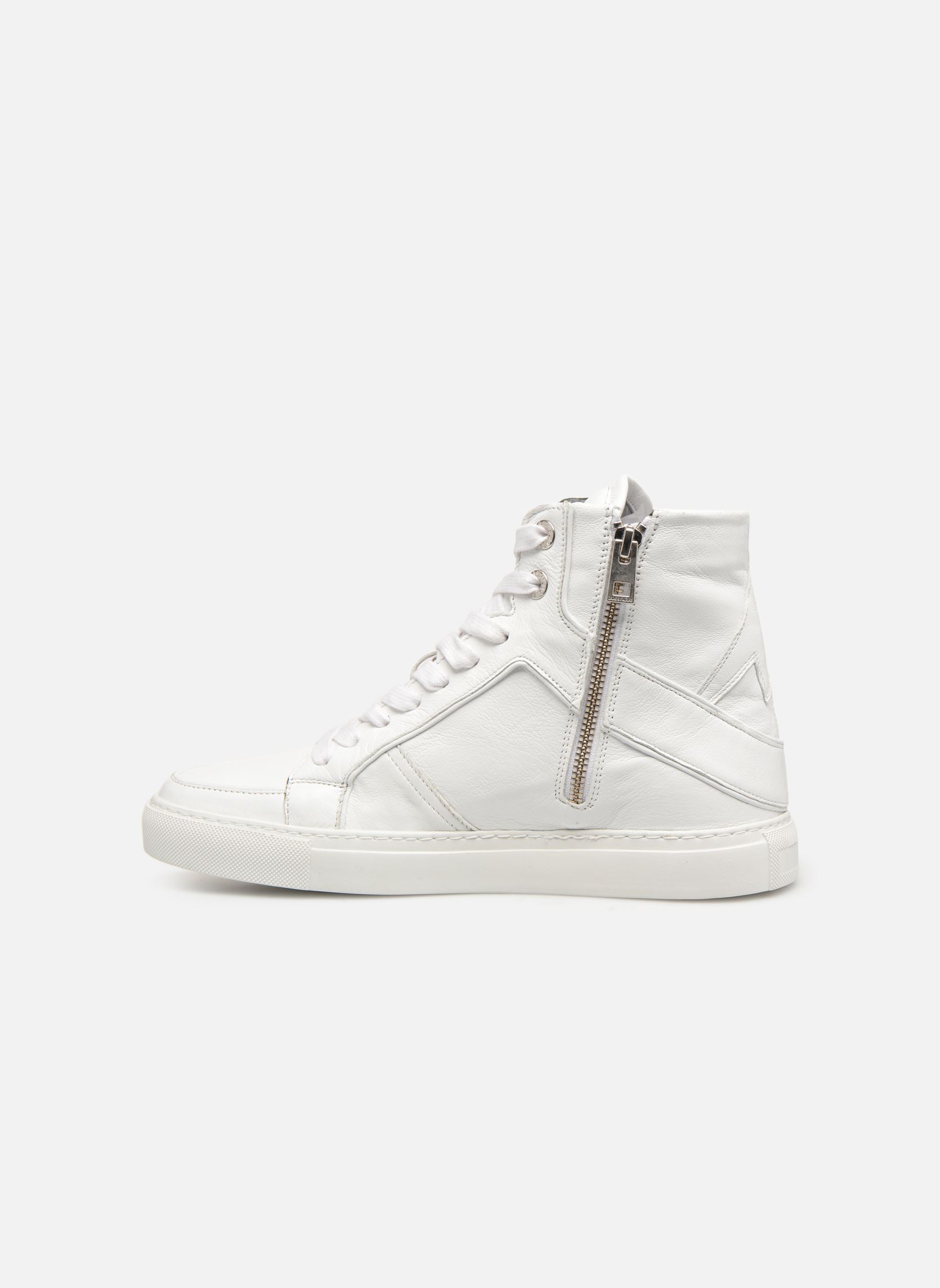 Baskets montantes ZV1747 High Fla femme blanc Zadig & Voltaire Baskets montantes ZV1747 High Fla femme blanc Blanc