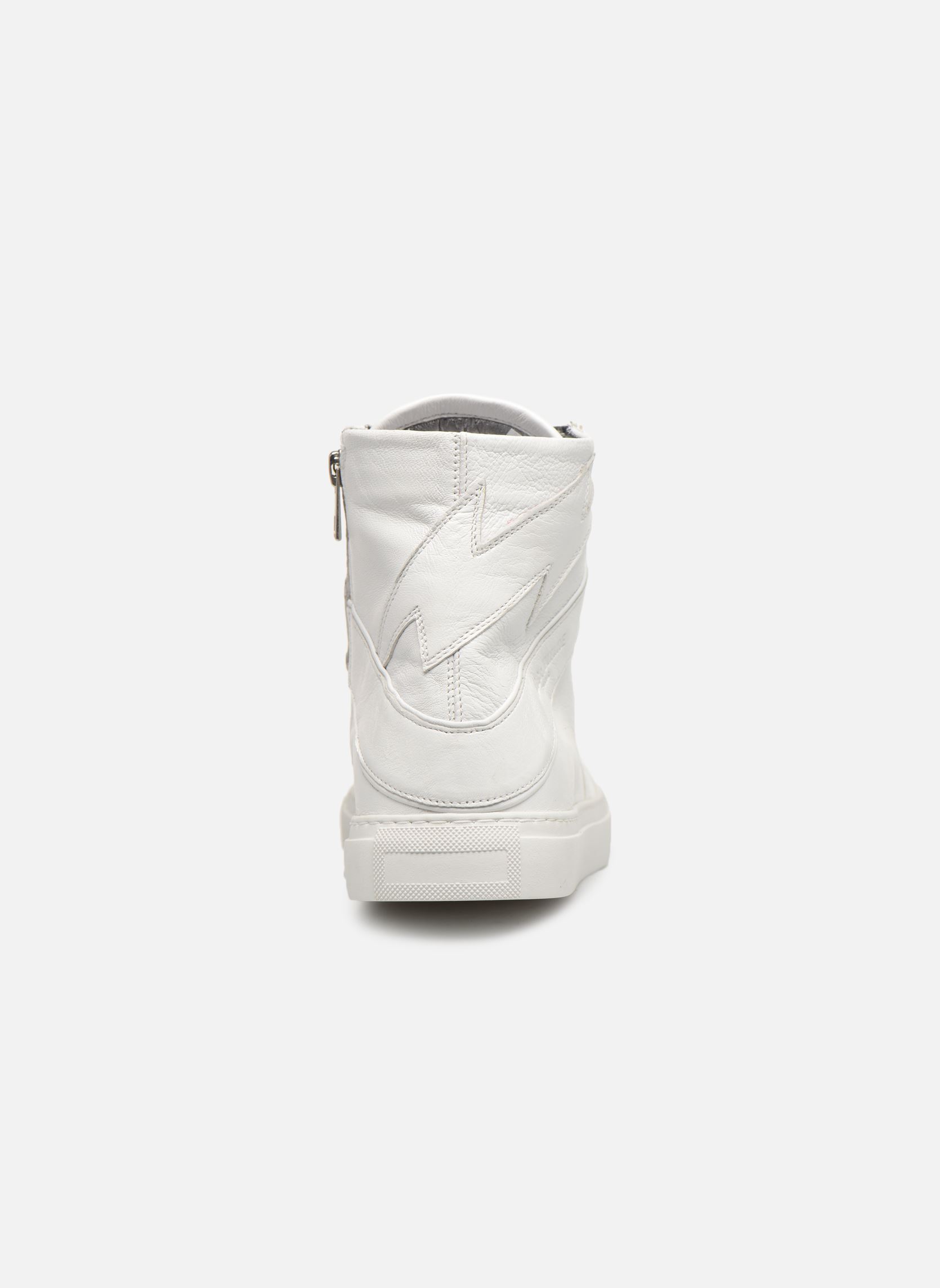 Baskets montantes ZV1747 High Fla femme blanc Zadig & Voltaire Baskets montantes ZV1747 High Fla femme blanc Blanc