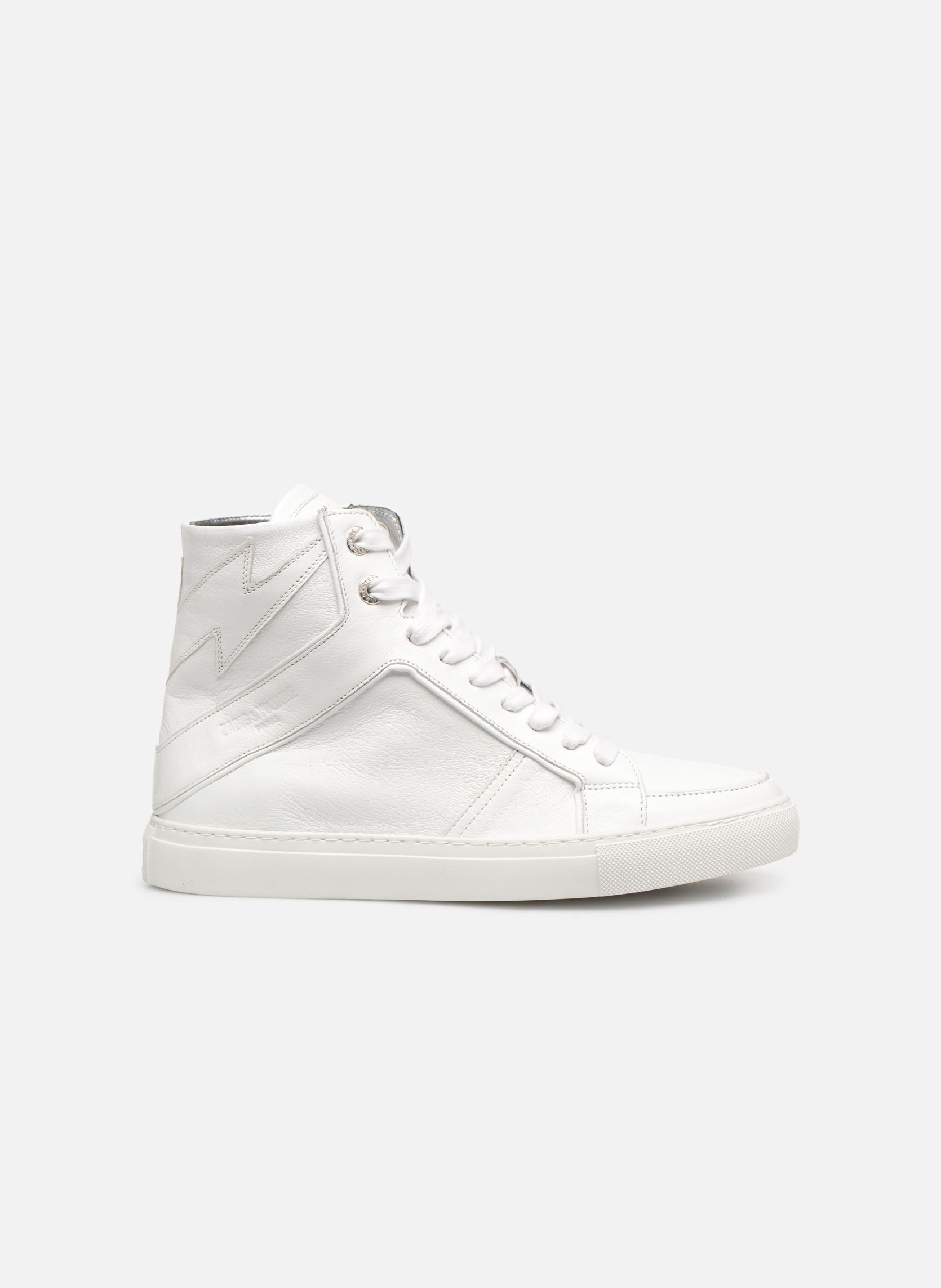 Baskets montantes ZV1747 High Fla femme blanc Zadig & Voltaire Baskets montantes ZV1747 High Fla femme blanc Blanc