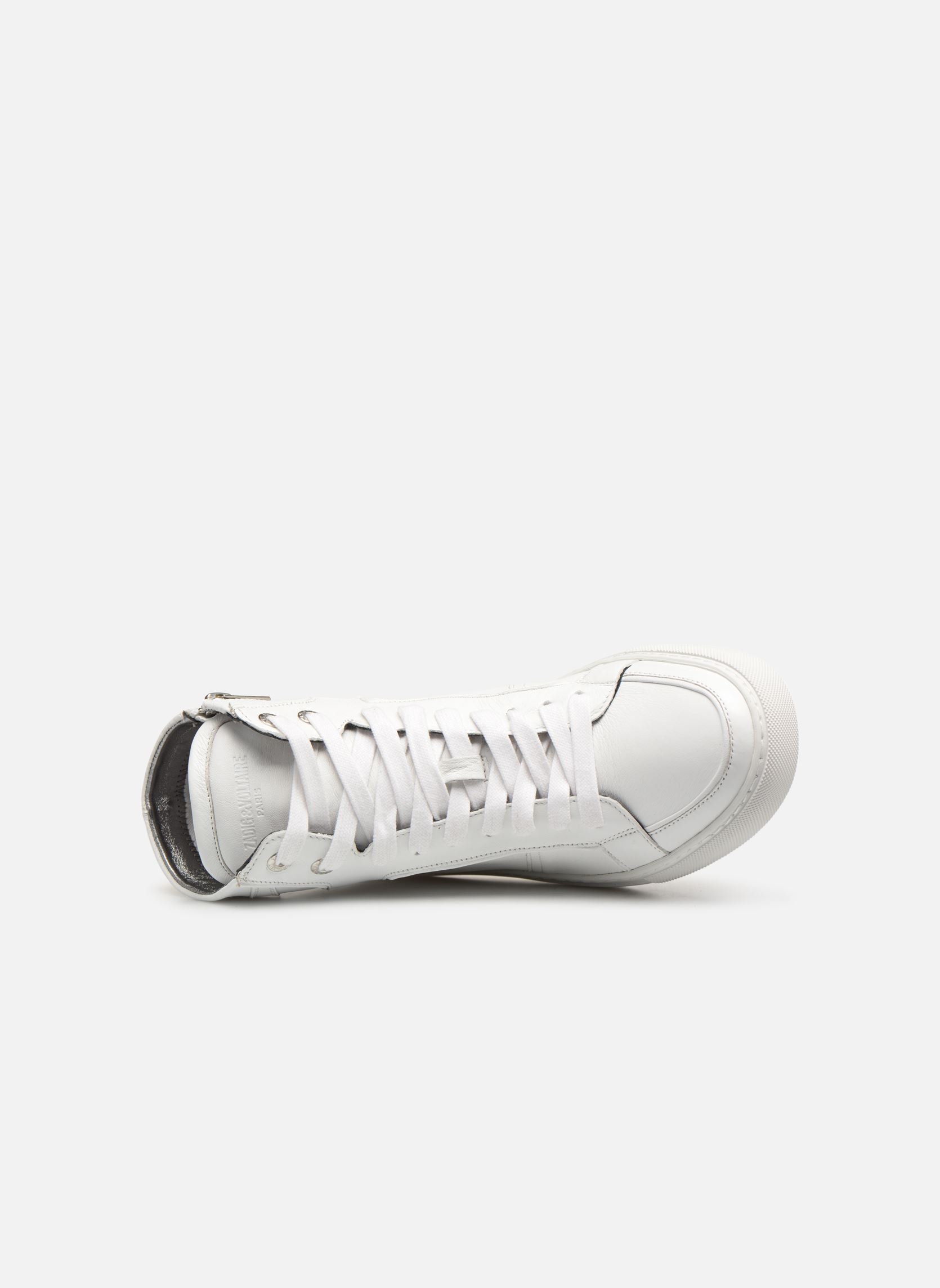Baskets montantes ZV1747 High Fla femme blanc Zadig & Voltaire Baskets montantes ZV1747 High Fla femme blanc Blanc