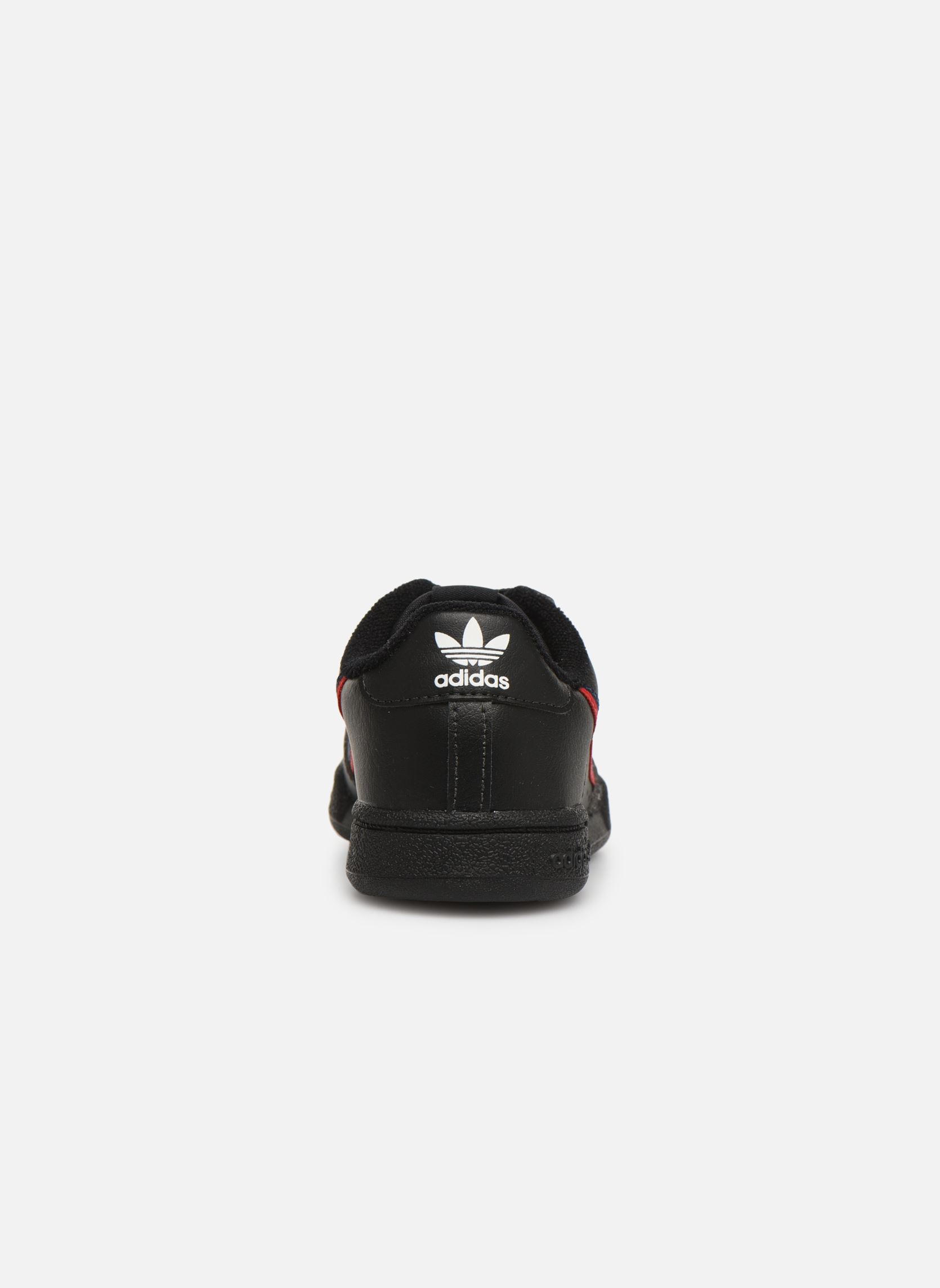 Niedrige Sneaker Continental 80 I jungen schwarz adidas originals Niedrige Sneaker Continental 80 I jungen schwarz Core Black/scarlet/Collegiate