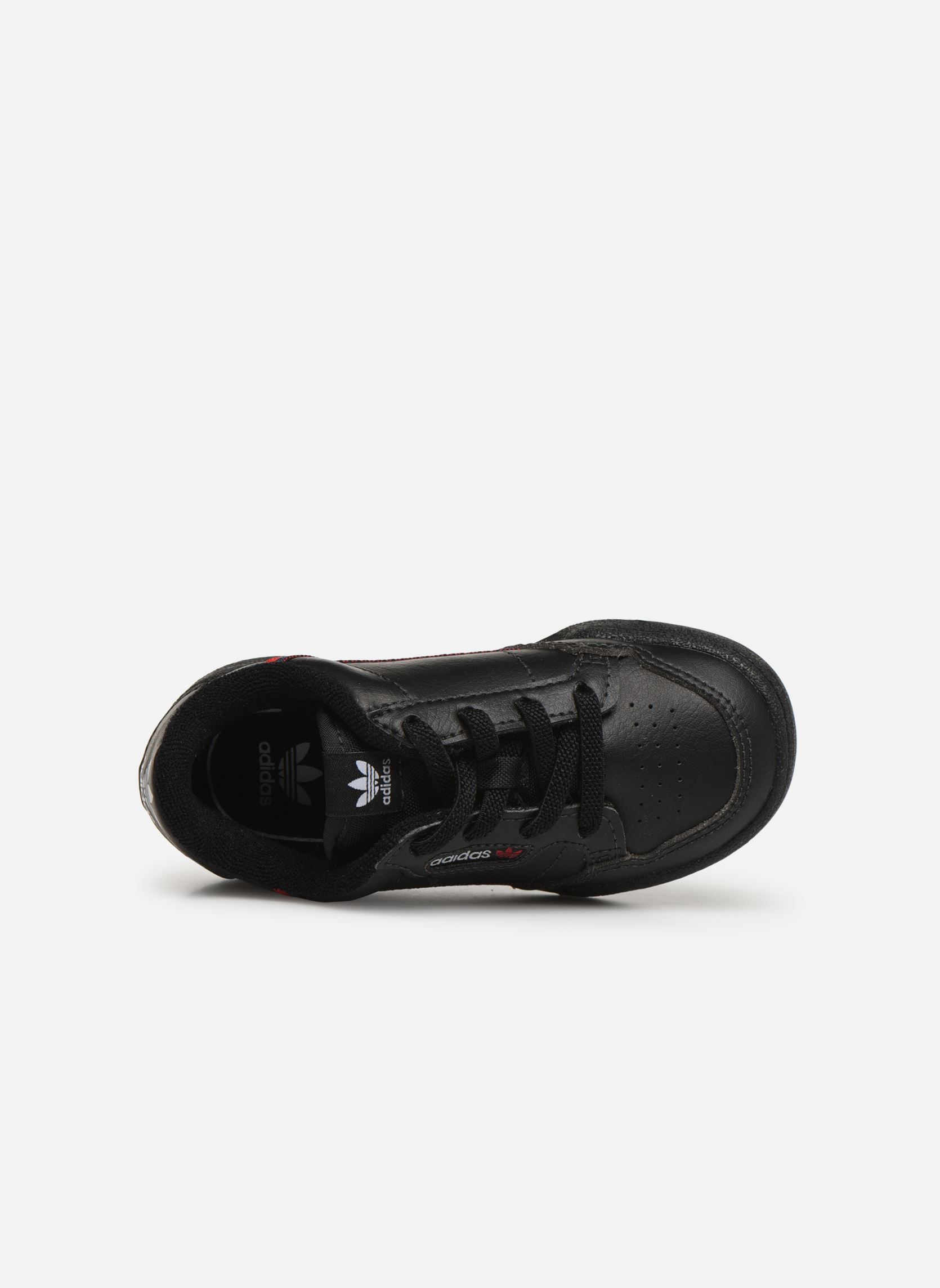 Niedrige Sneaker Continental 80 I jungen schwarz adidas originals Niedrige Sneaker Continental 80 I jungen schwarz Core Black/scarlet/Collegiate