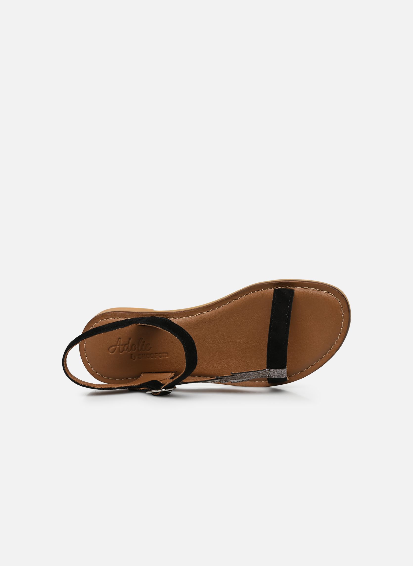 Sandalen Lazar Feather meisjes zwart Adolie Sandalen Lazar Feather meisjes zwart BLACK - OXY