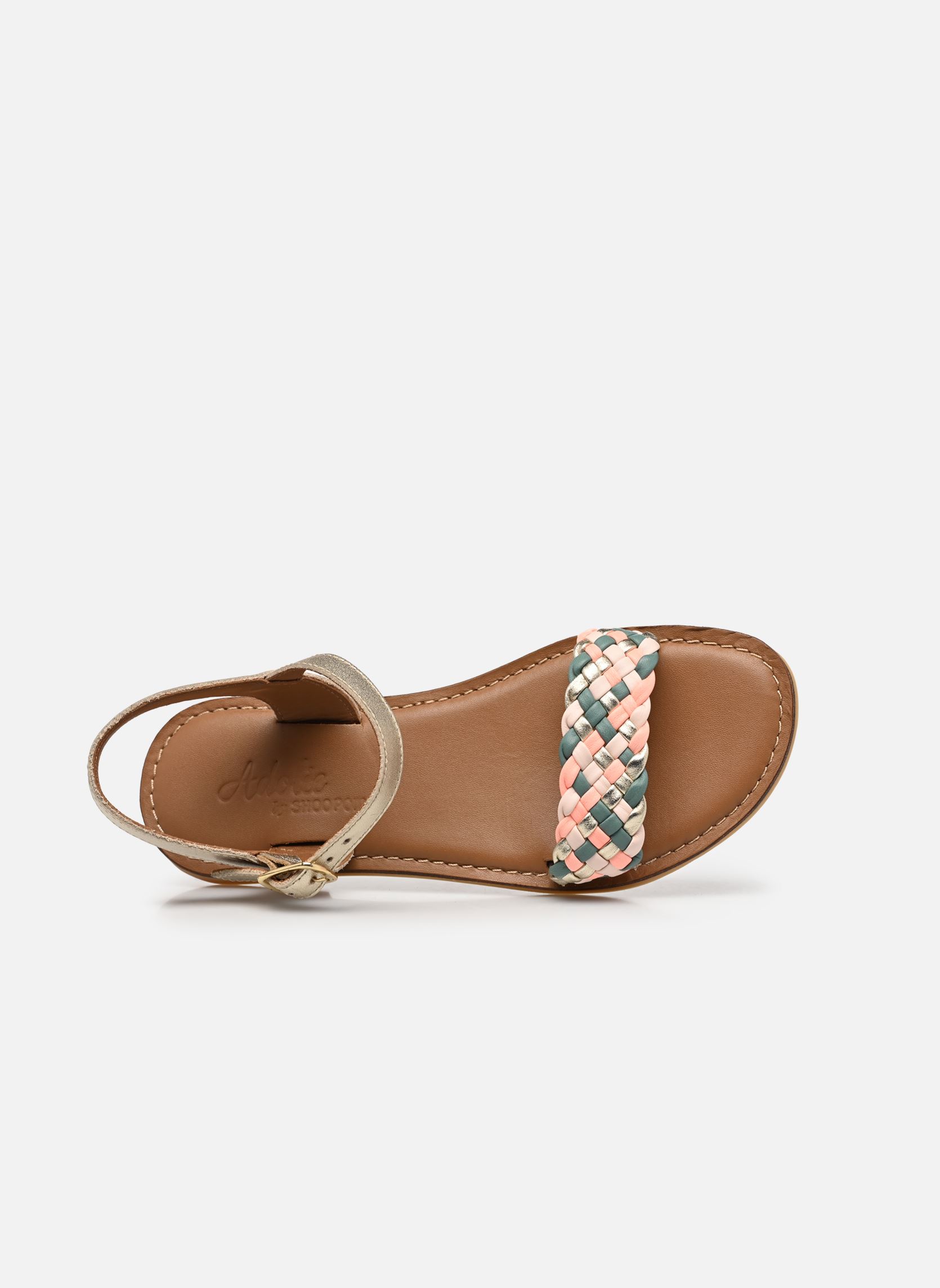 Sandalen Lazar Kate meisjes goud en brons Adolie Sandalen Lazar Kate meisjes goud en brons PLATINE - SWEET - JUNGLE