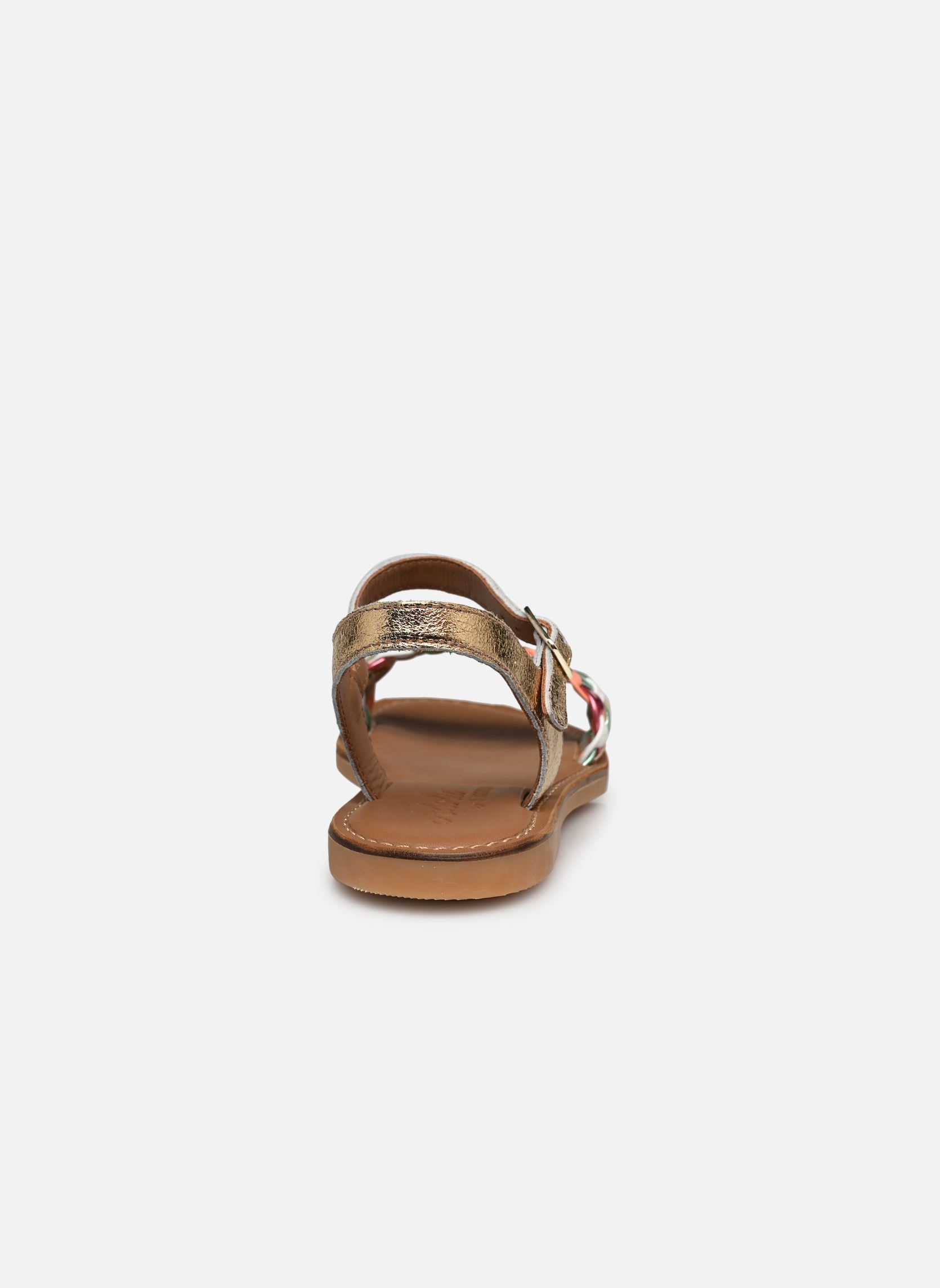 Sandales Lazar Kate fille or et bronze Adolie Sandales Lazar Kate fille or et bronze GLITTER / PLATINE