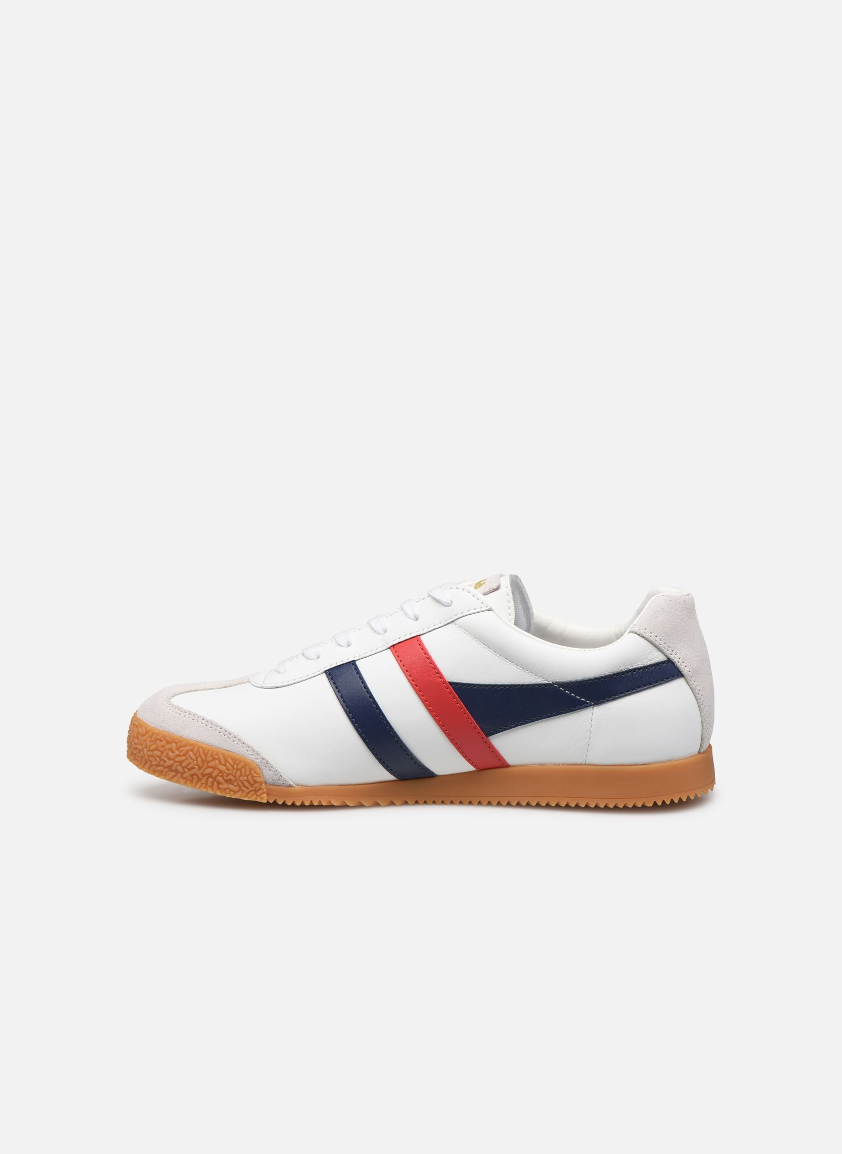 Niedrige Sneaker Harrier Leather herren weiß Gola Niedrige Sneaker Harrier Leather herren weiß WhiteNavyRed