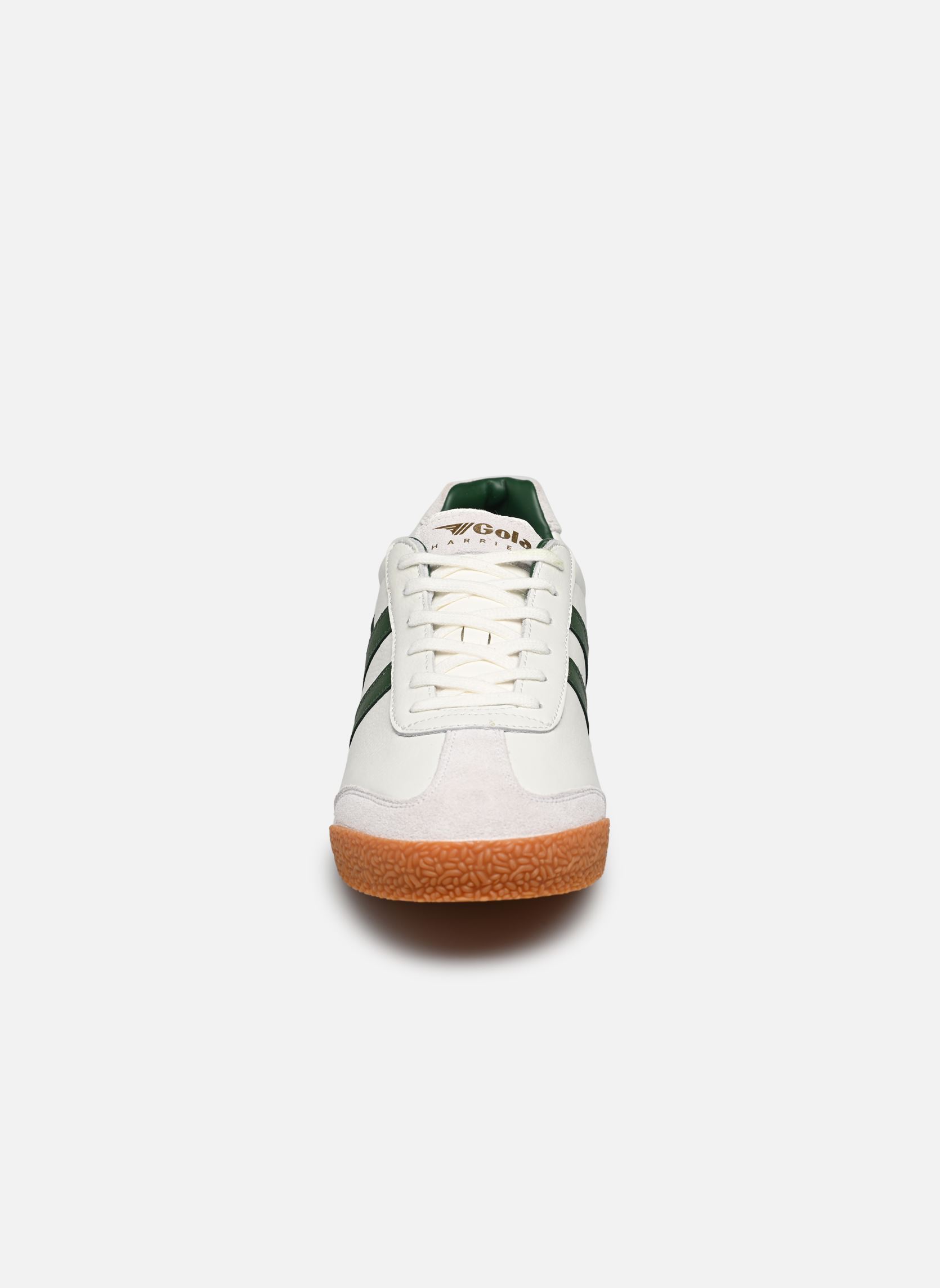 Baskets basses Harrier Leather homme blanc Gola Baskets basses Harrier Leather homme blanc WHITE/GREEN/GREEN