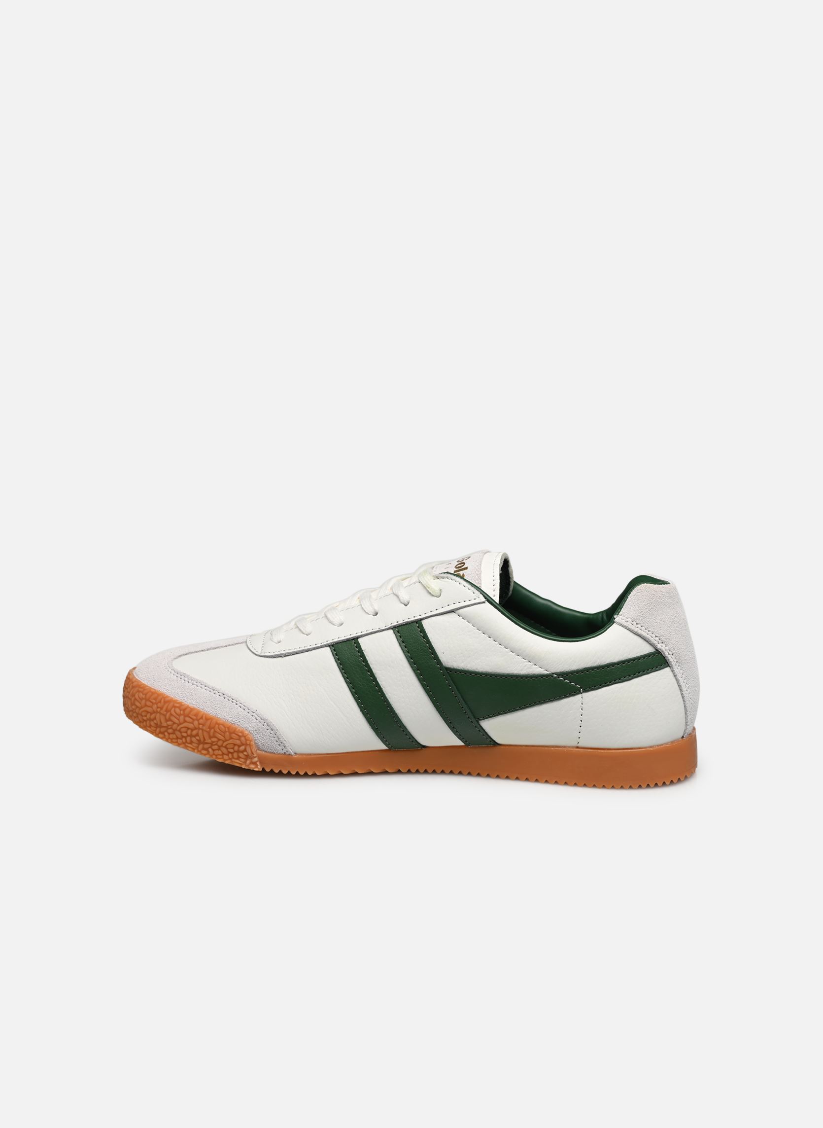 Baskets basses Harrier Leather homme blanc Gola Baskets basses Harrier Leather homme blanc WHITE/GREEN/GREEN