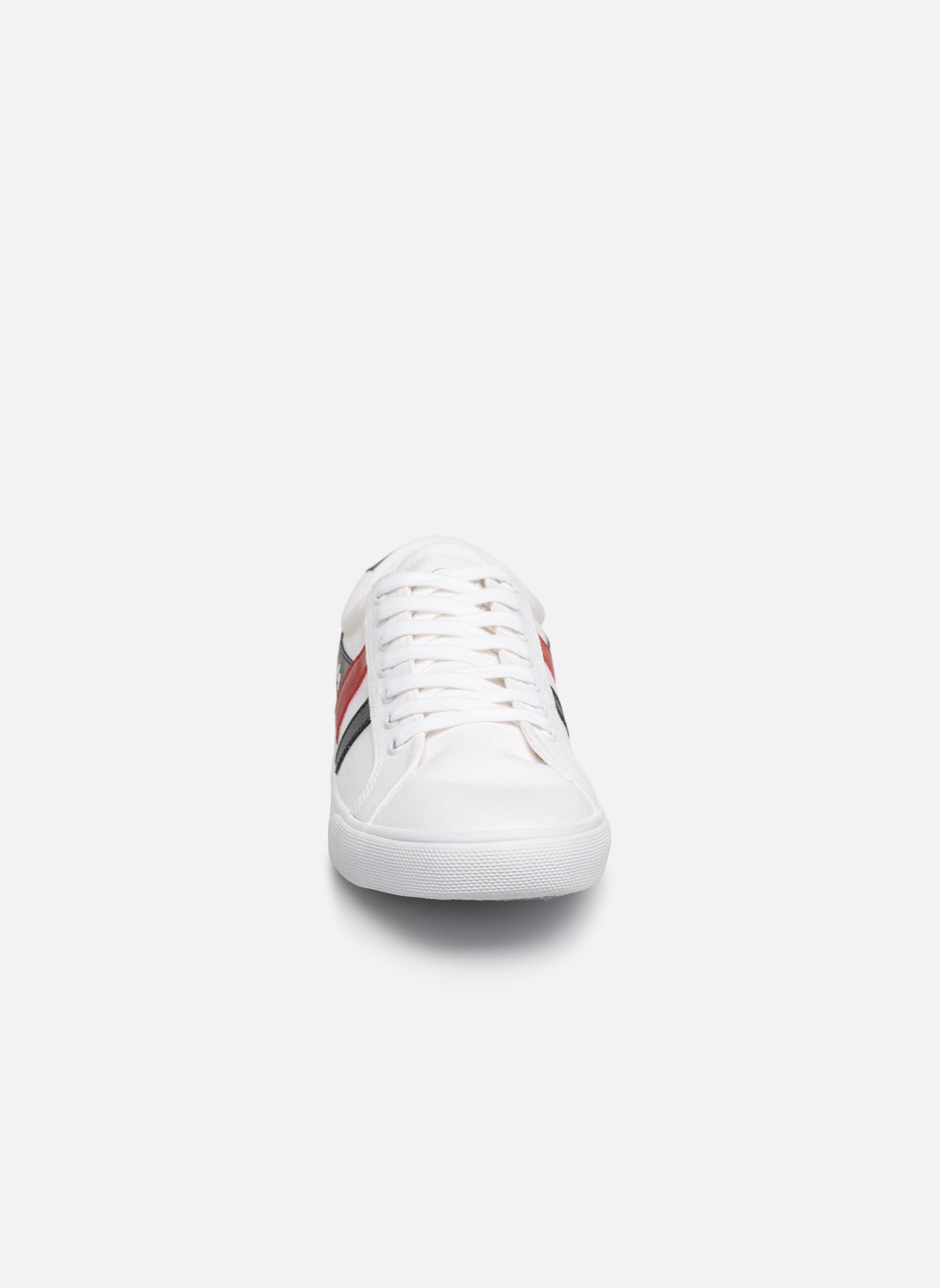 Leinen-Sneaker Varsity herren weiß Gola Leinen-Sneaker Varsity herren weiß WHITE/NAVY/RED
