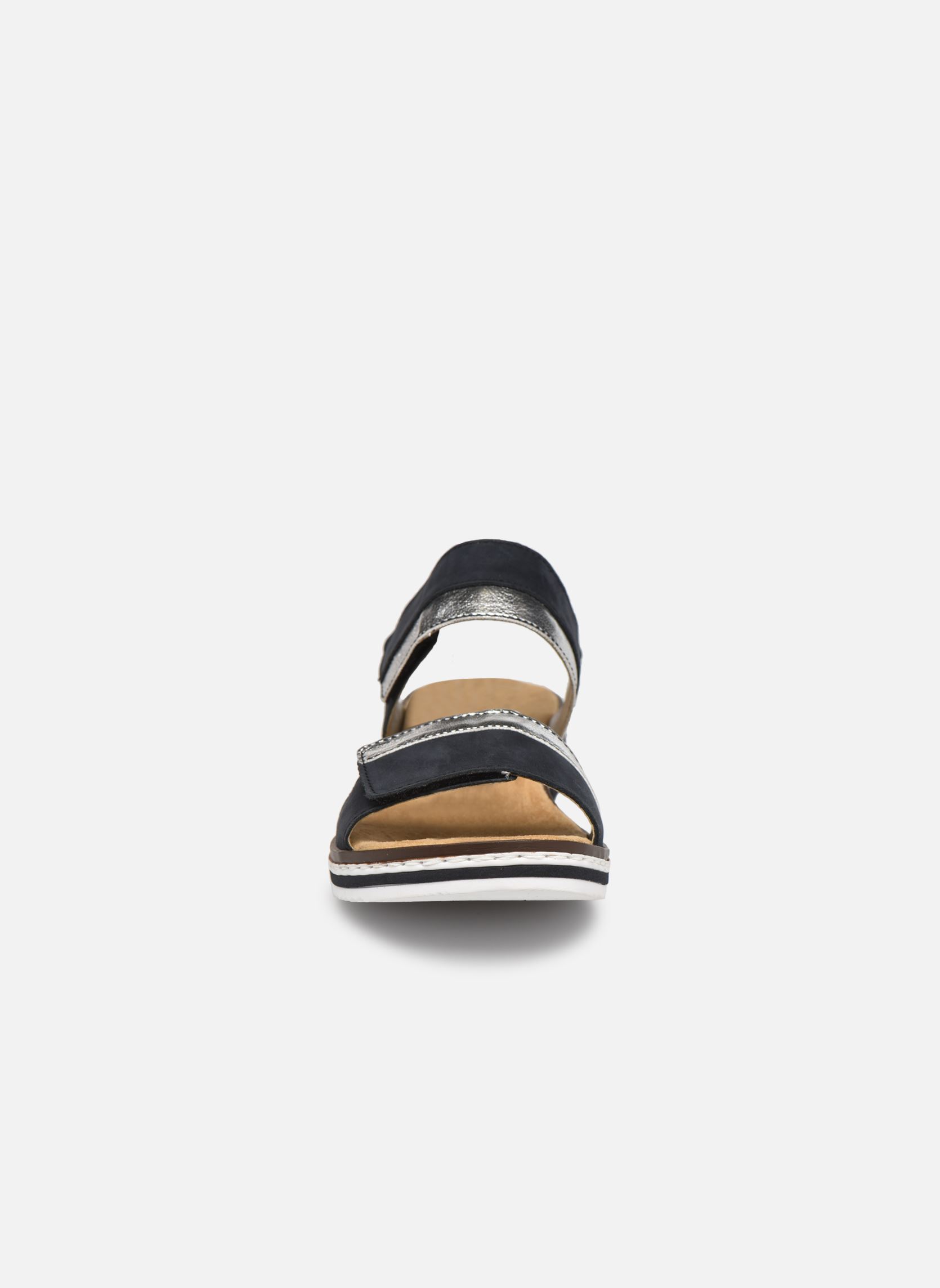 Sandalen Loly V36B9 dames blauw Rieker Sandalen Loly V36B9 dames blauw PAZFIK/SILBER/PAZIFIK