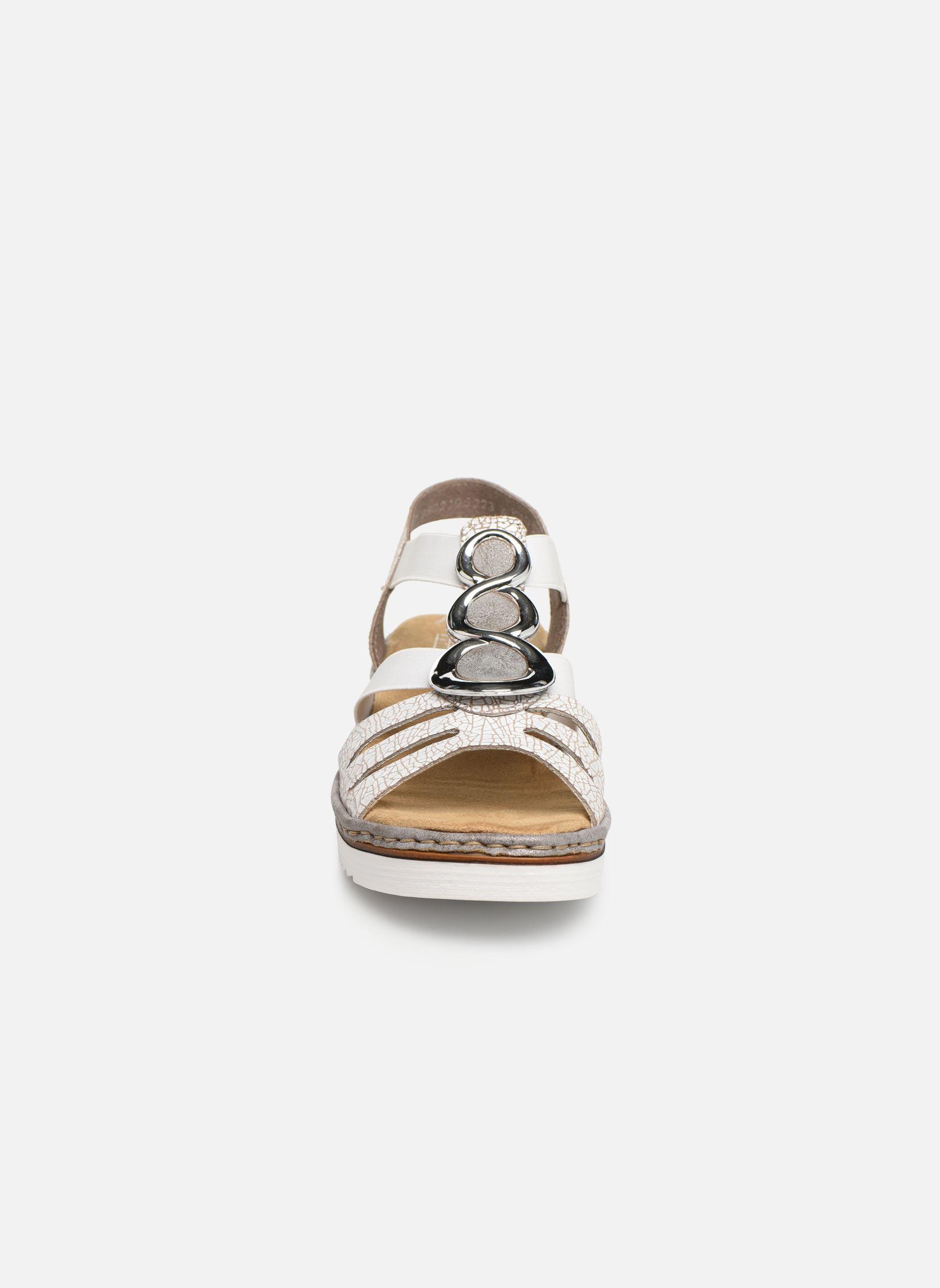 Sandales compensées et plateformes Laora femme blanc Rieker Sandales compensées et plateformes Laora femme blanc WEISS