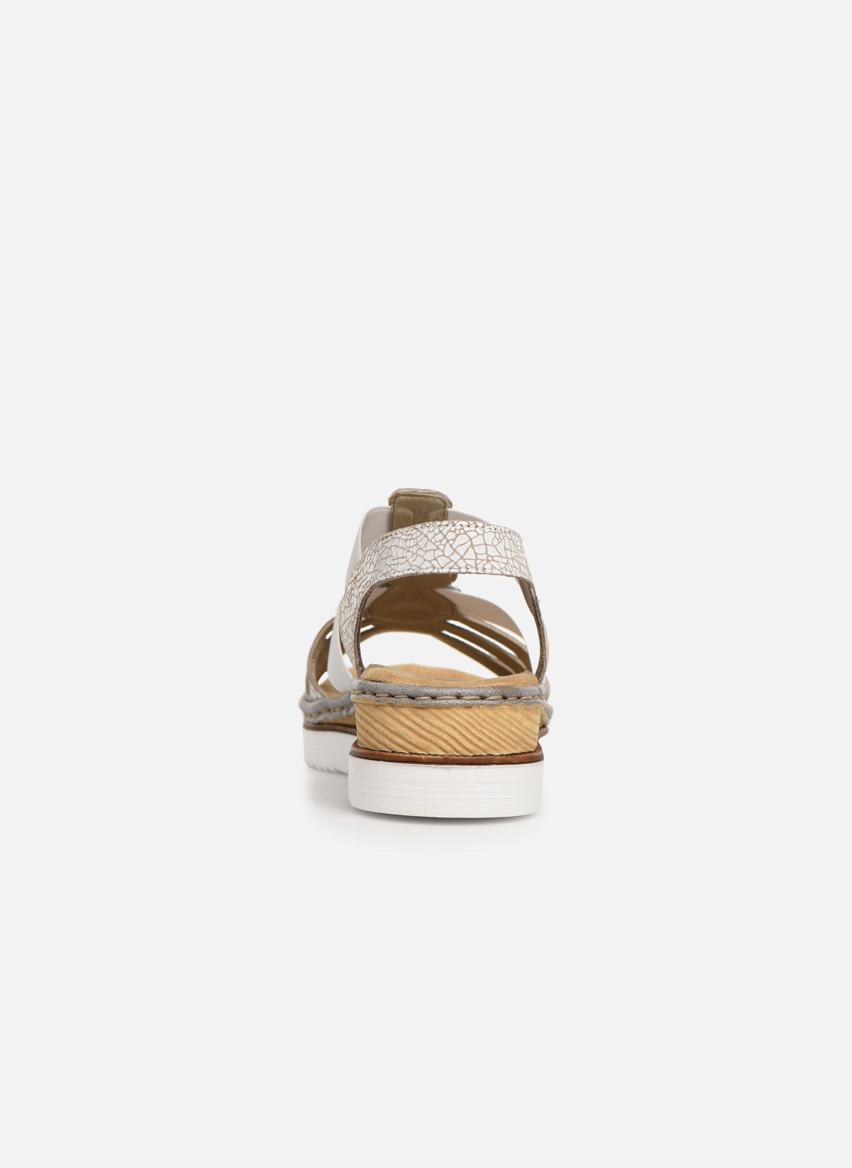 Sandales compensées et plateformes Laora femme blanc Rieker Sandales compensées et plateformes Laora femme blanc WEISS