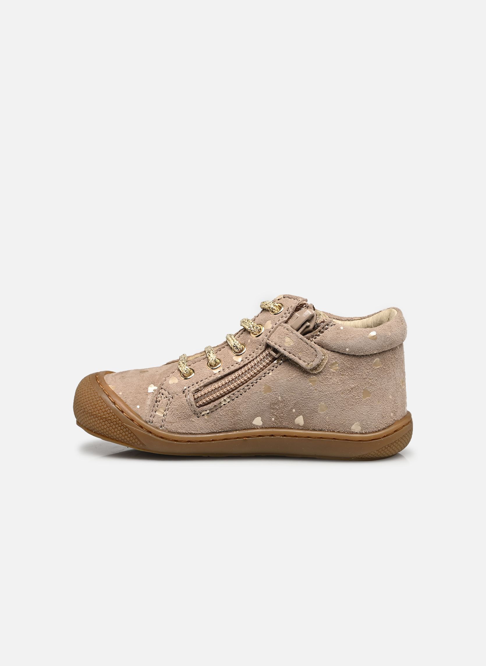 Schuhe für die ersten Schritte Cocoon Zip mädchen rosa Naturino Schuhe für die ersten Schritte Cocoon Zip mädchen rosa SUEDE LOVE TAUPE