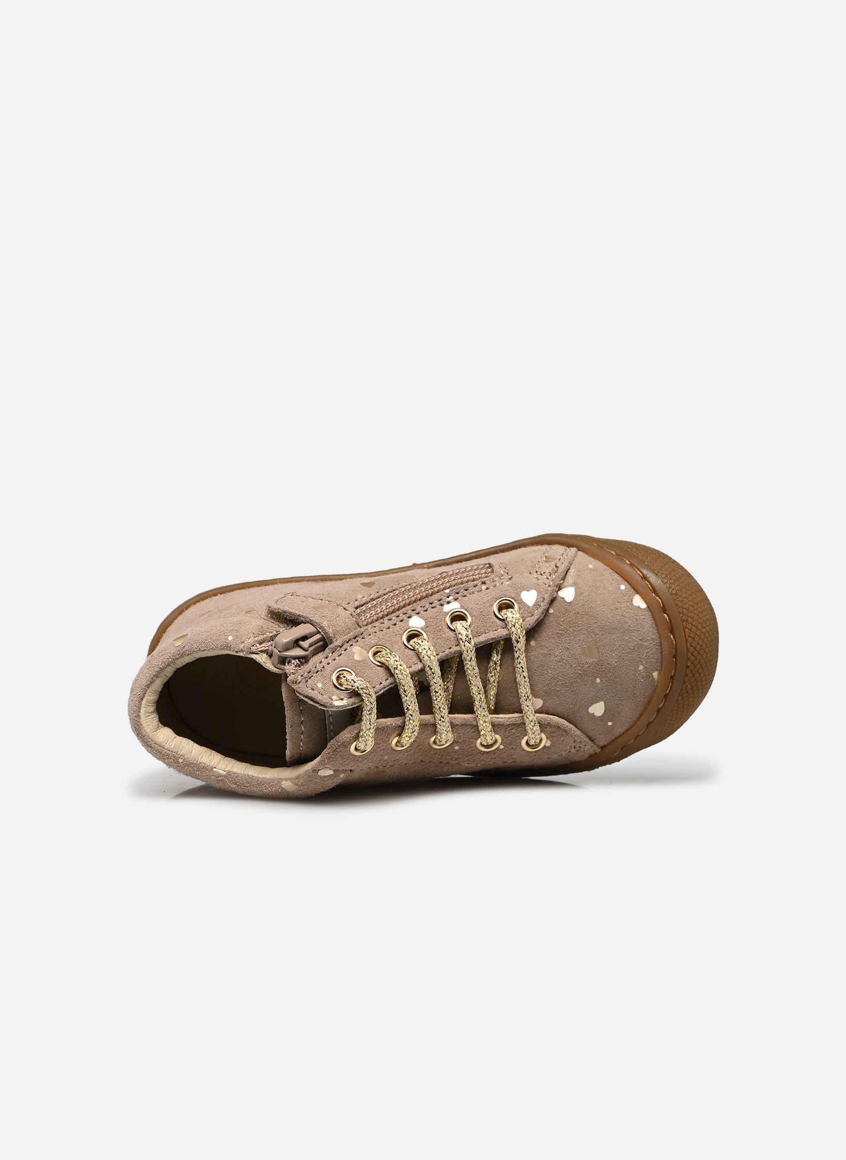 Schuhe für die ersten Schritte Cocoon Zip mädchen rosa Naturino Schuhe für die ersten Schritte Cocoon Zip mädchen rosa SUEDE LOVE TAUPE