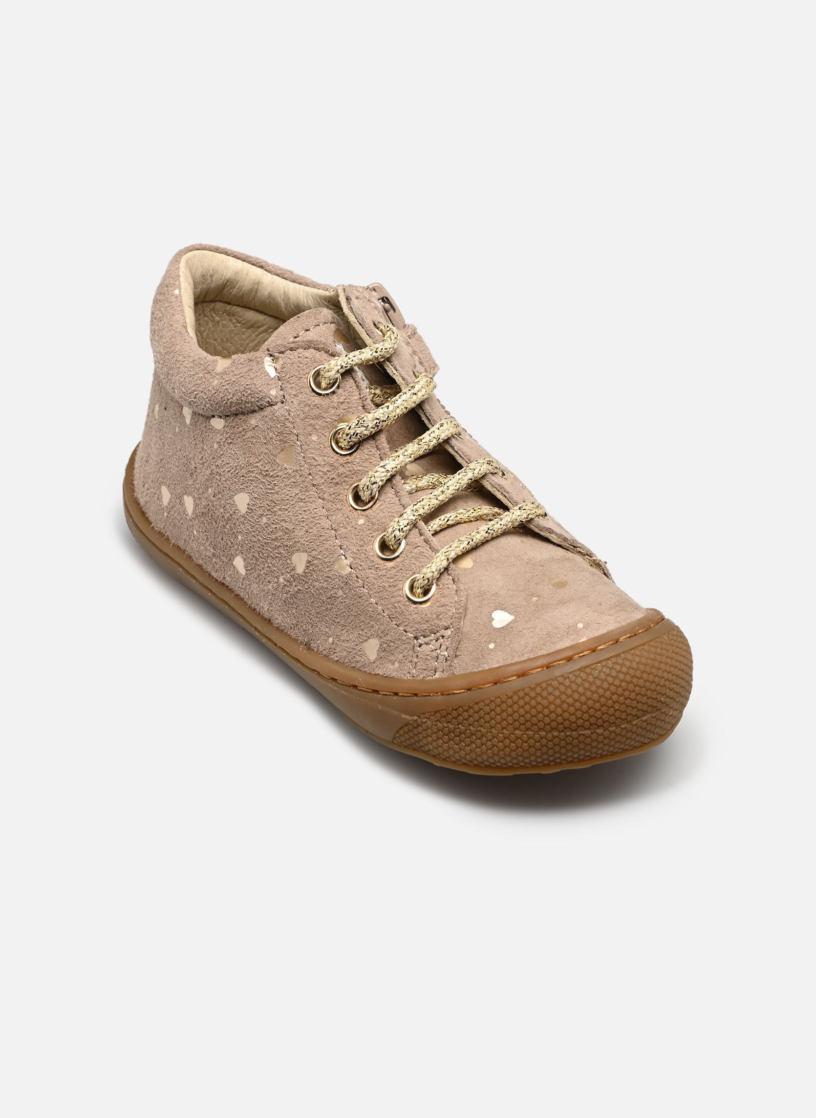 Schuhe für die ersten Schritte Cocoon Zip mädchen rosa Naturino Schuhe für die ersten Schritte Cocoon Zip mädchen rosa SUEDE LOVE TAUPE