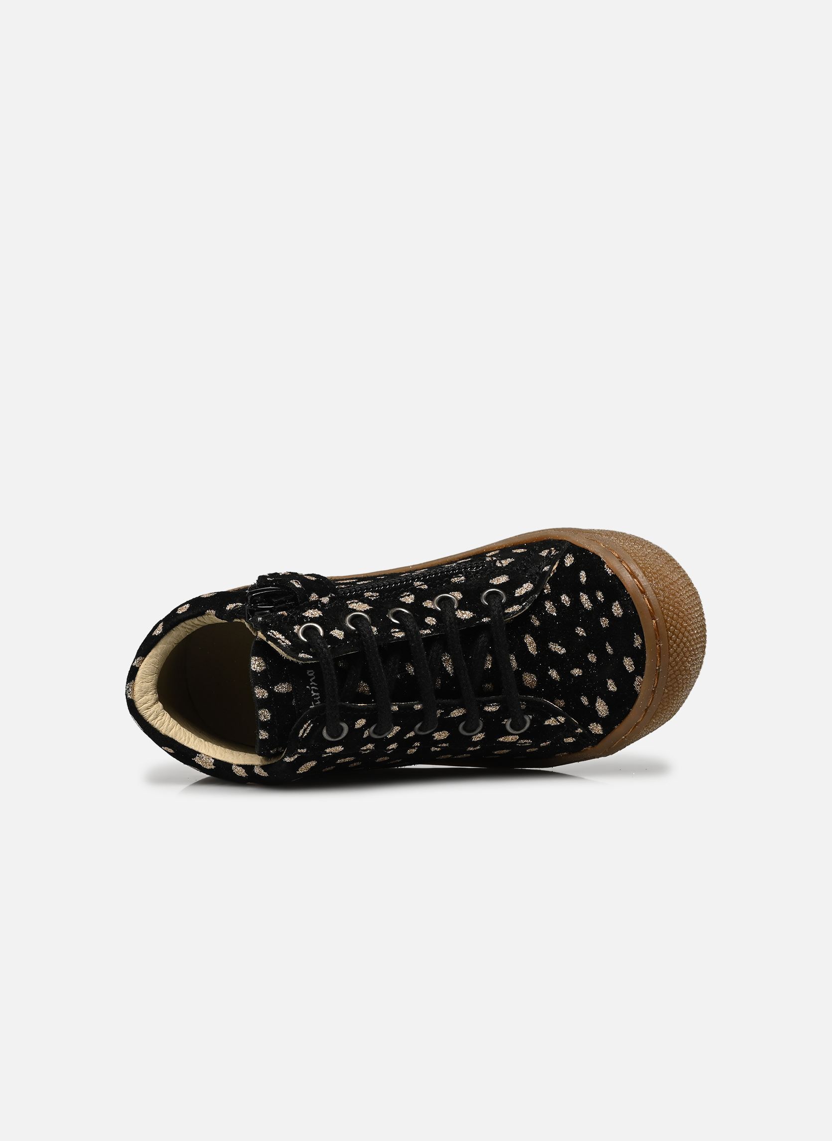 Schuhe für die ersten Schritte Cocoon Zip mädchen schwarz Naturino Schuhe für die ersten Schritte Cocoon Zip mädchen schwarz PR.CERBIATTO BLACK PLATINUM