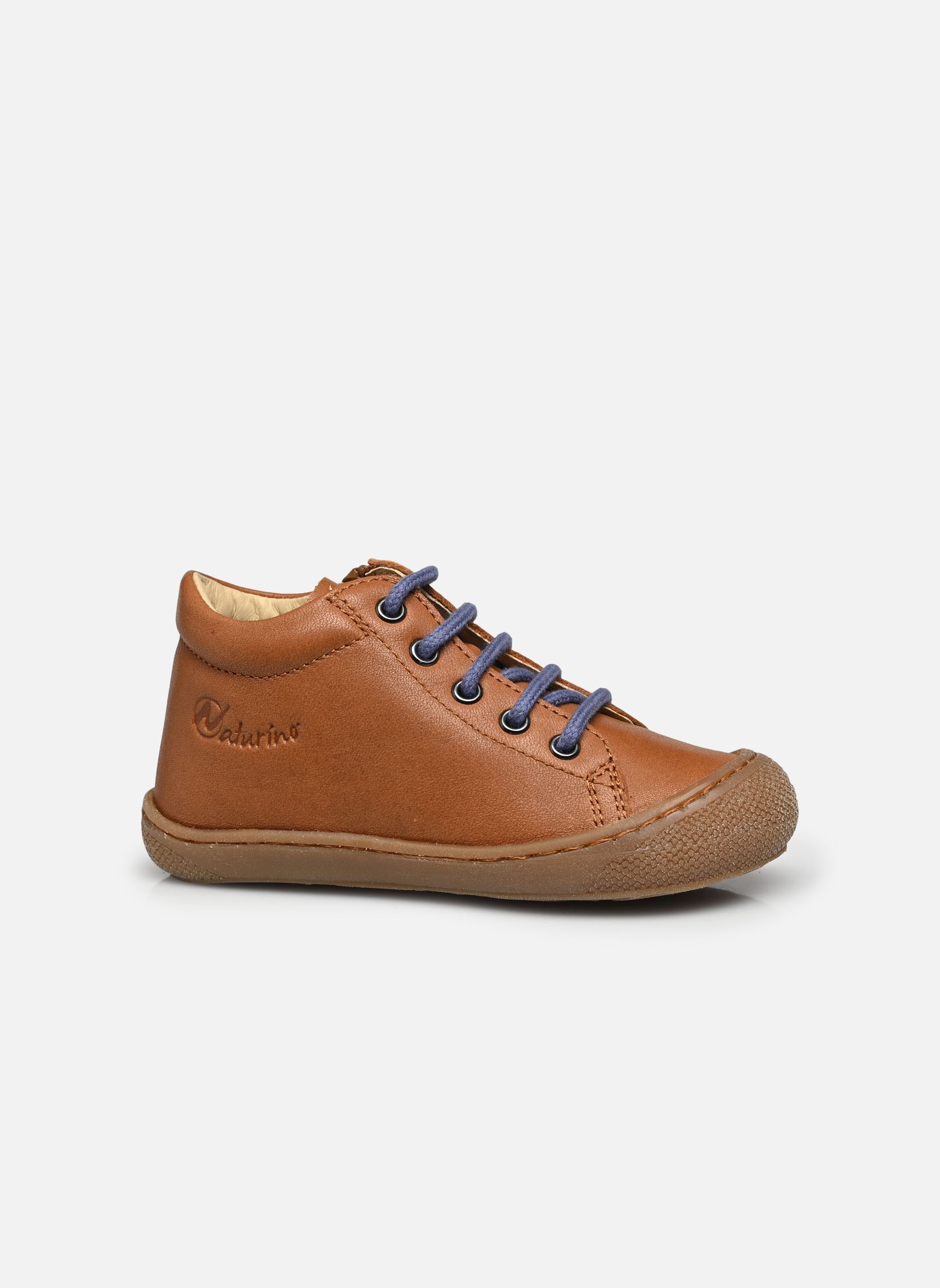 Chaussures premiers pas Cocoon Zip marron Naturino Chaussures premiers pas Cocoon Zip marron NAPPA SPAZZ F DO HONEY COGNAC