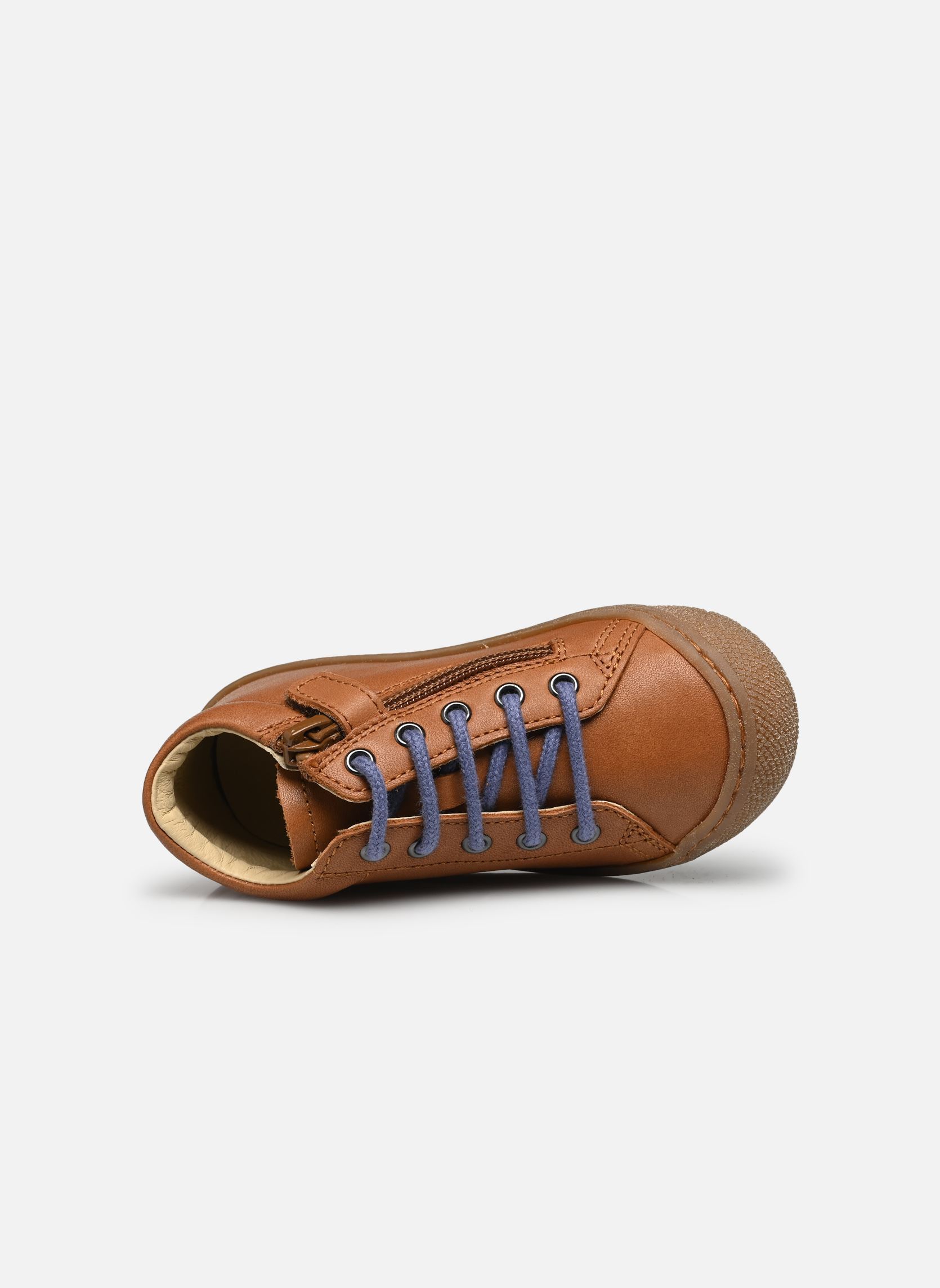 Naturino Scarpine Primi Passi in Pelle con Zip, Marrone 18
