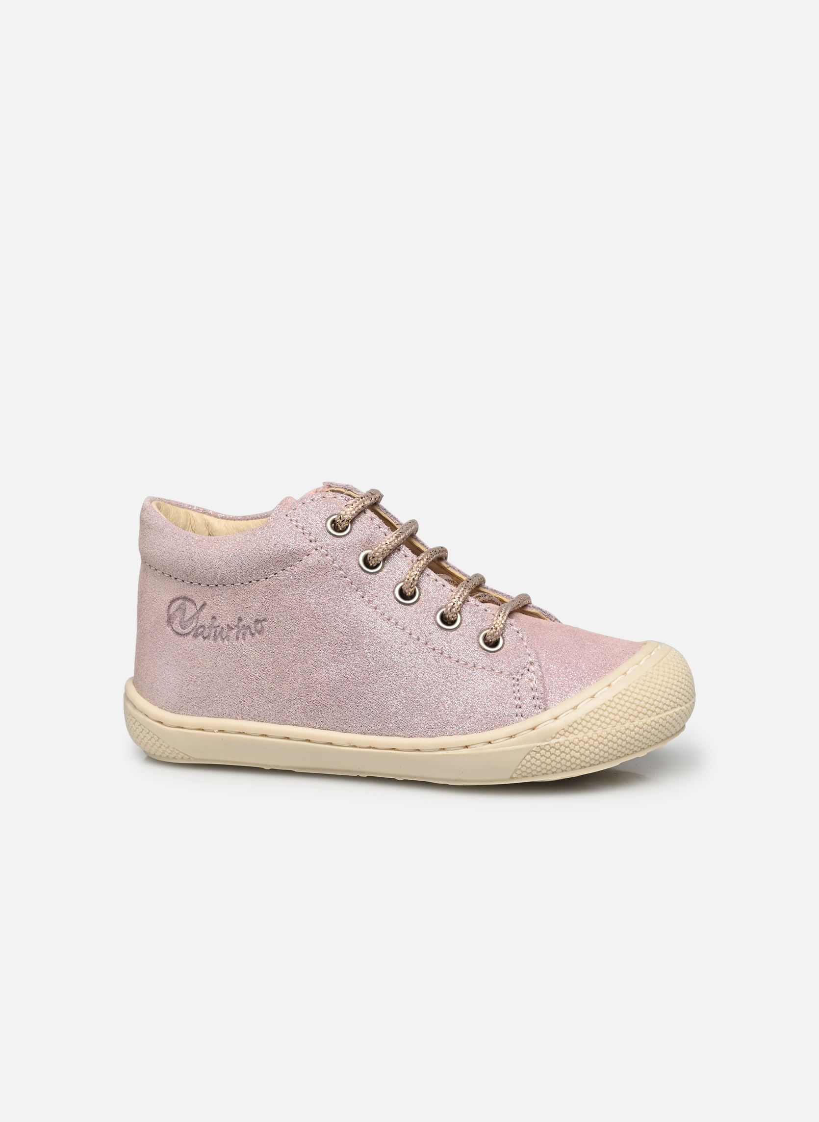 Schuhe für die ersten Schritte Cocoon Zip mädchen rosa Naturino Schuhe für die ersten Schritte Cocoon Zip mädchen rosa SUEDE GLITTER PINK