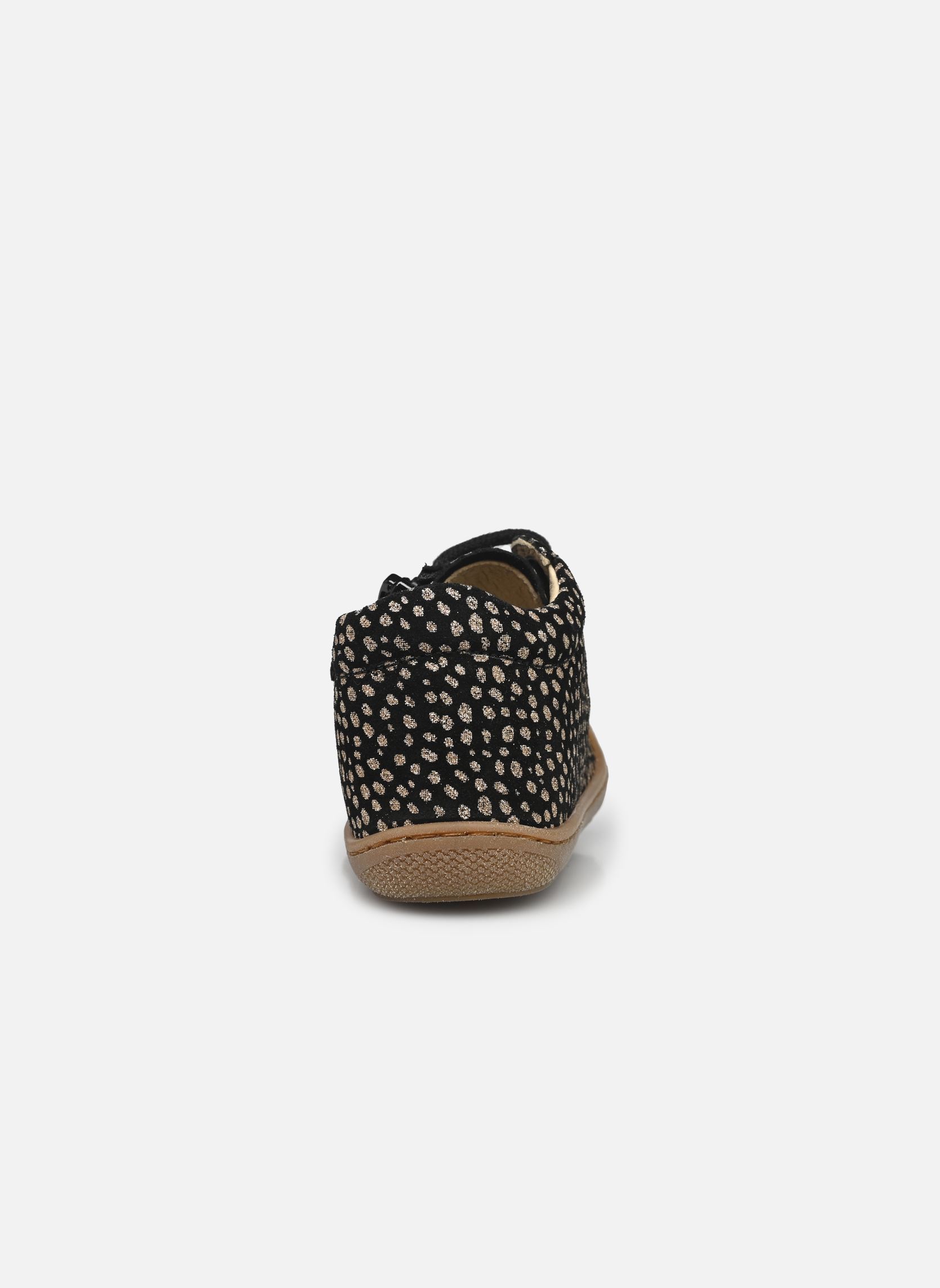 Chaussures premiers pas Cocoon Zip noir Naturino Chaussures premiers pas Cocoon Zip noir SUEDE PR PONY BLACK PLATINUM