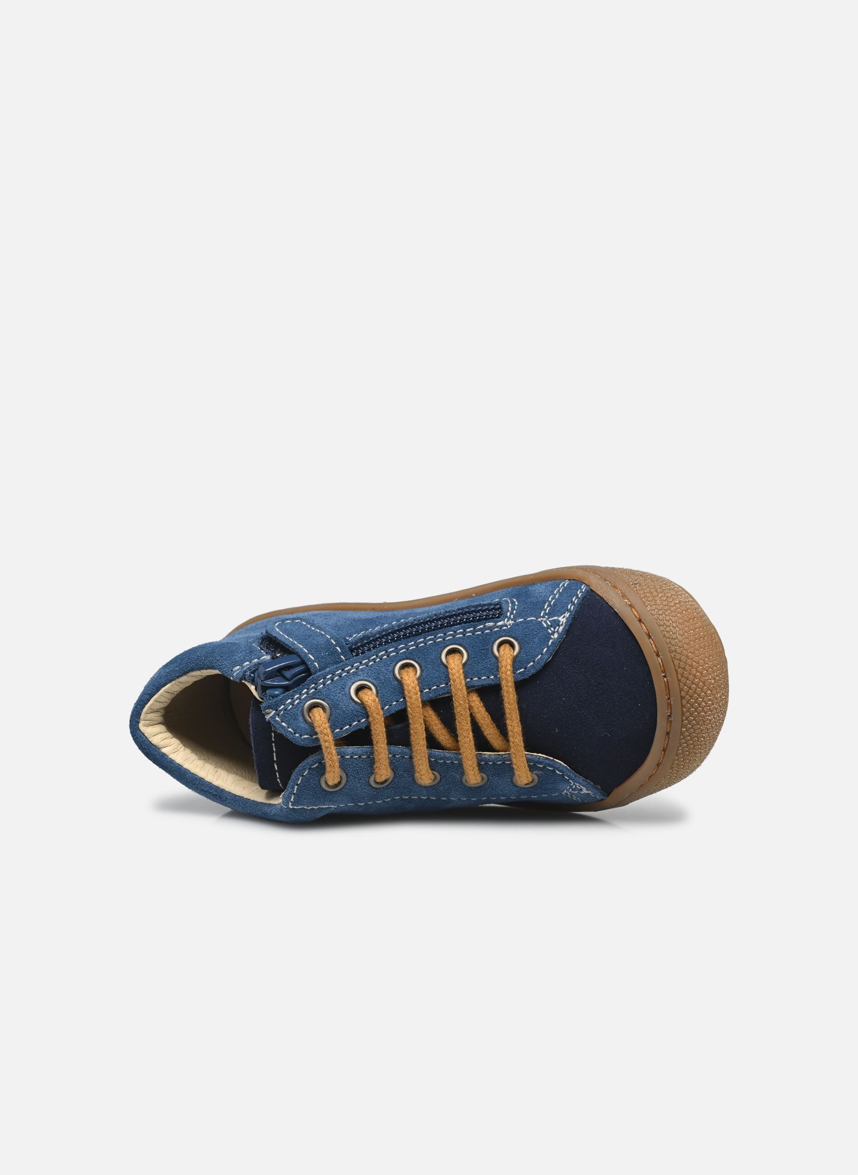 Zapatos de primeros pasos Cocoon Zip niño azul Naturino Zapatos de primeros pasos Cocoon Zip niño azul SUEDE NAVY INDIGO ZUCCA